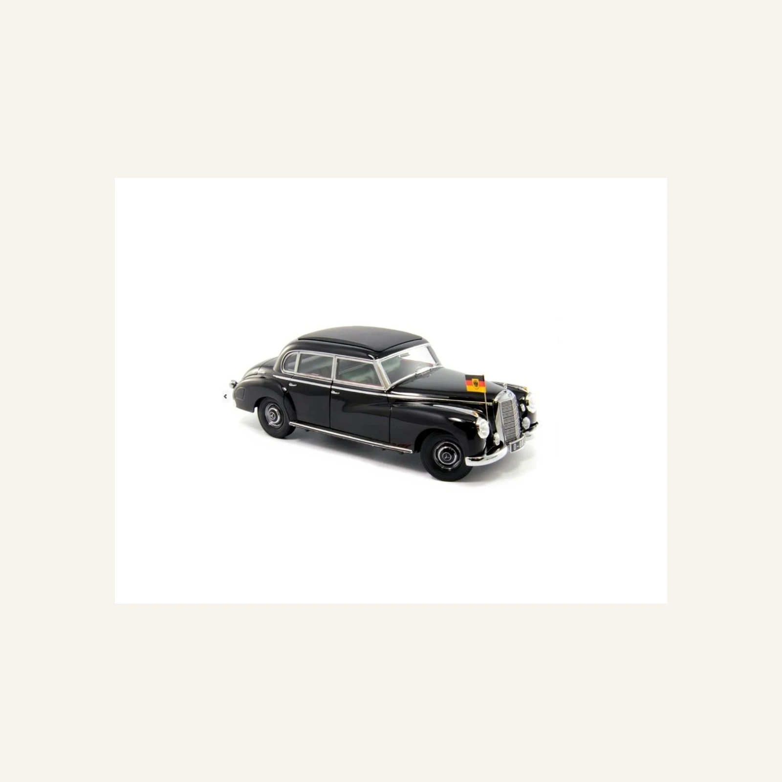 Norev B66040614 1/18 Ölçek, Mercedes Benz Type 300 Adenaurer 1951, Black