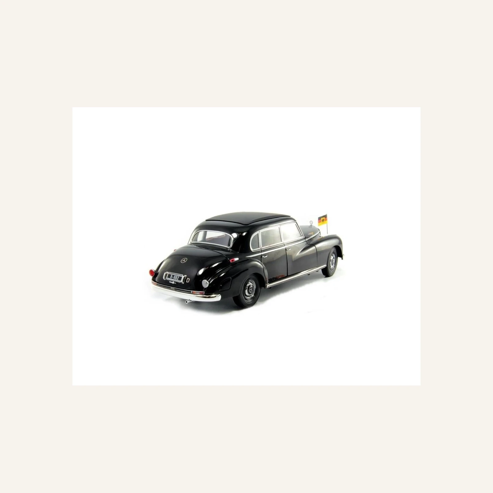 Norev B66040614 1/18 Ölçek, Mercedes Benz Type 300 Adenaurer 1951, Black