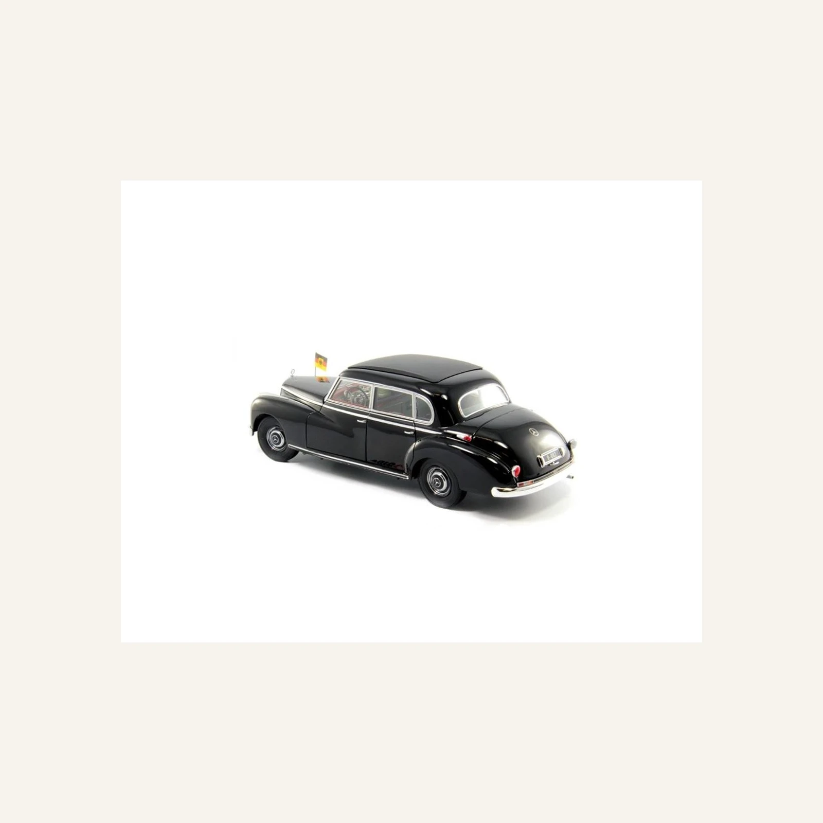 Norev B66040614 1/18 Ölçek, Mercedes Benz Type 300 Adenaurer 1951, Black
