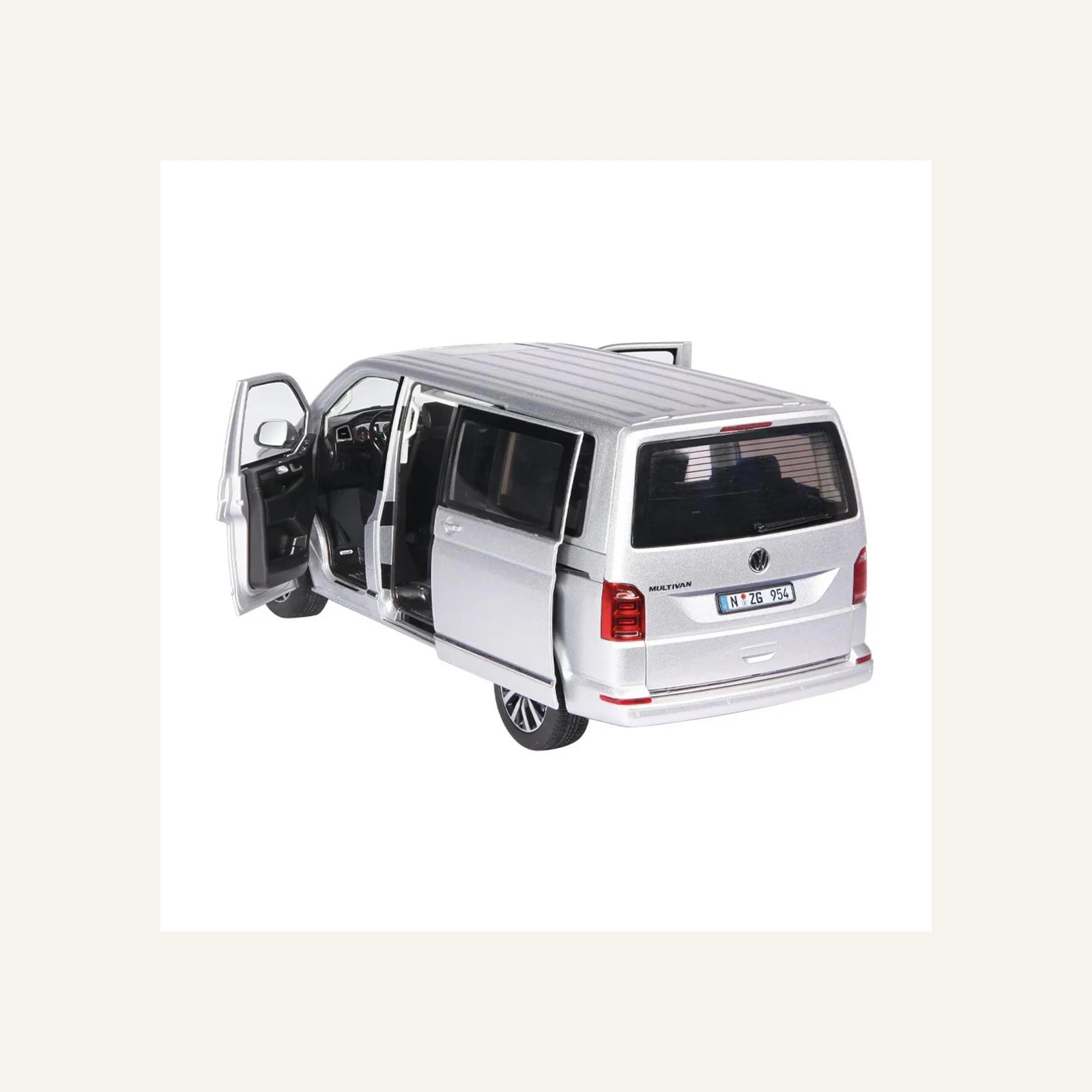 NZG 0954/55 1/18 Ölçek, VW T 6.1 Multivan Minibüs, Gümüş