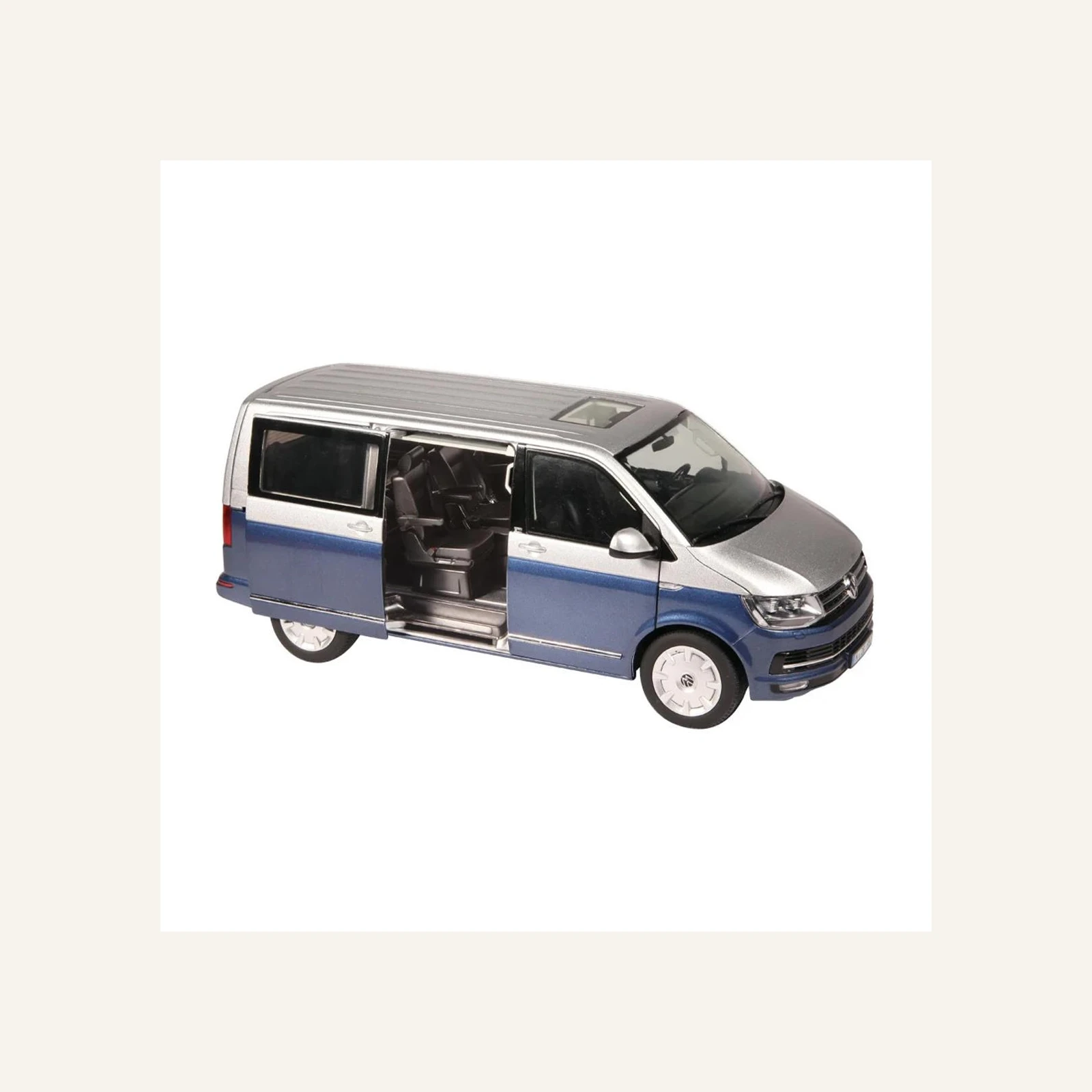 NZG 0954.1/20 1/18 Ölçek, VW T 6.1 Multivan, Mavi/Gümüş