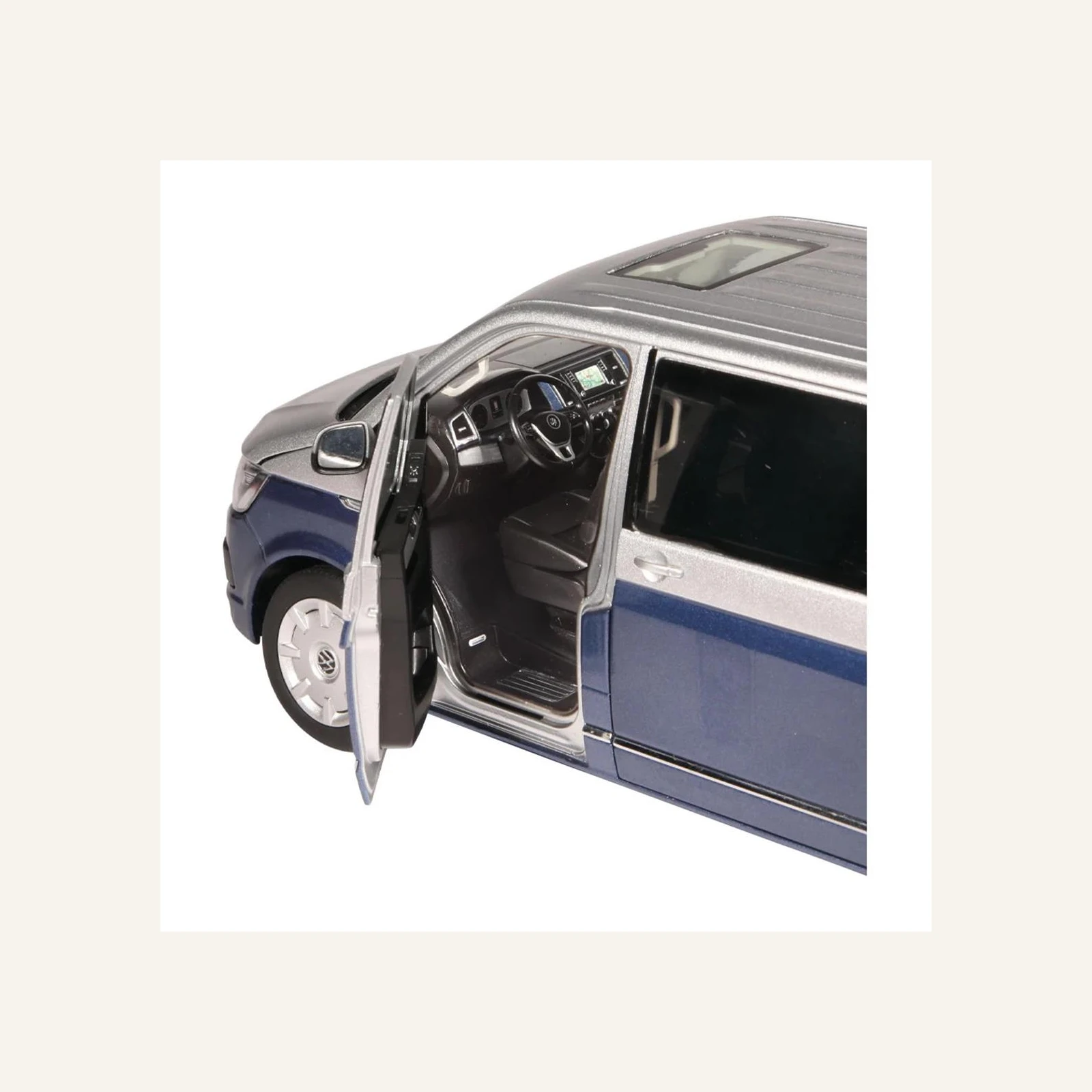 NZG 0954.1/20 1/18 Ölçek, VW T 6.1 Multivan, Mavi/Gümüş