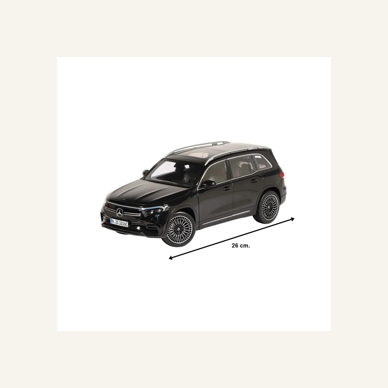 NZG 1016/51 1/18 Ölçek, Mercedes-Benz EQB Araba, X243 , Metalik Siyah