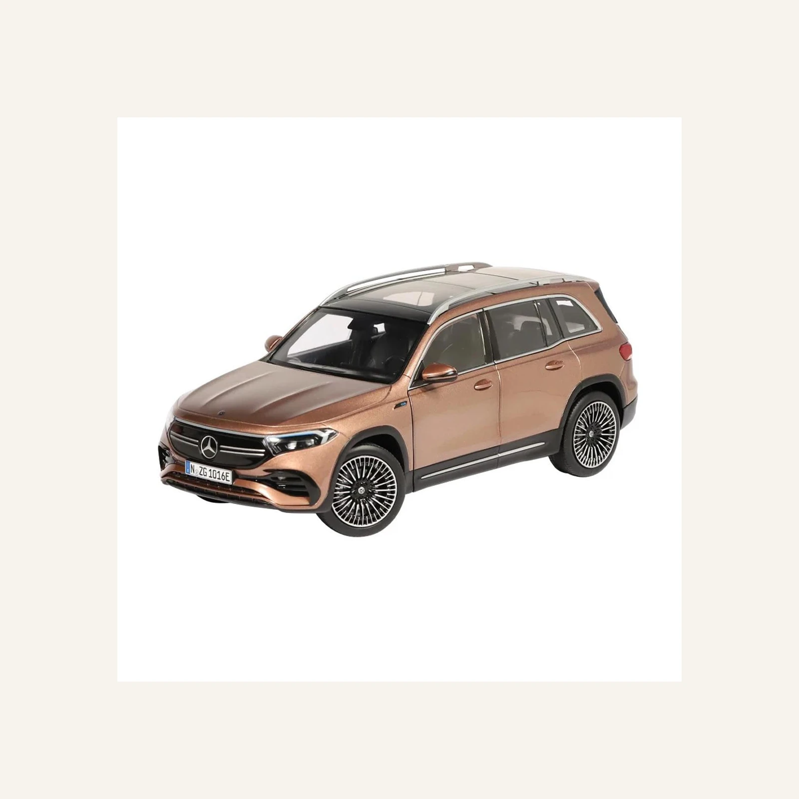 NZG 1016/61 1/18 Ölçek, Mercedes-Benz EQB, X243 Araba, Metalik Gül Kırmızısı