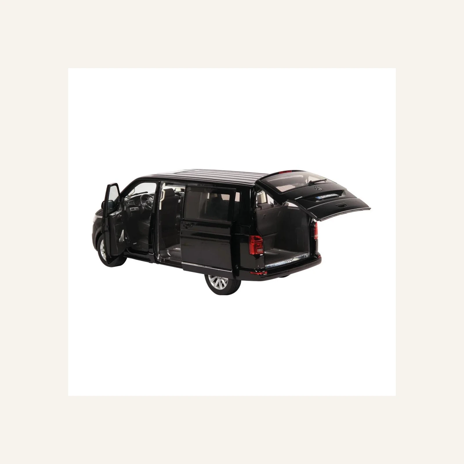 NZG 1017/50 1/18 Ölçek, VW T 6.1 Multivan Highline Minibüs, Siyah