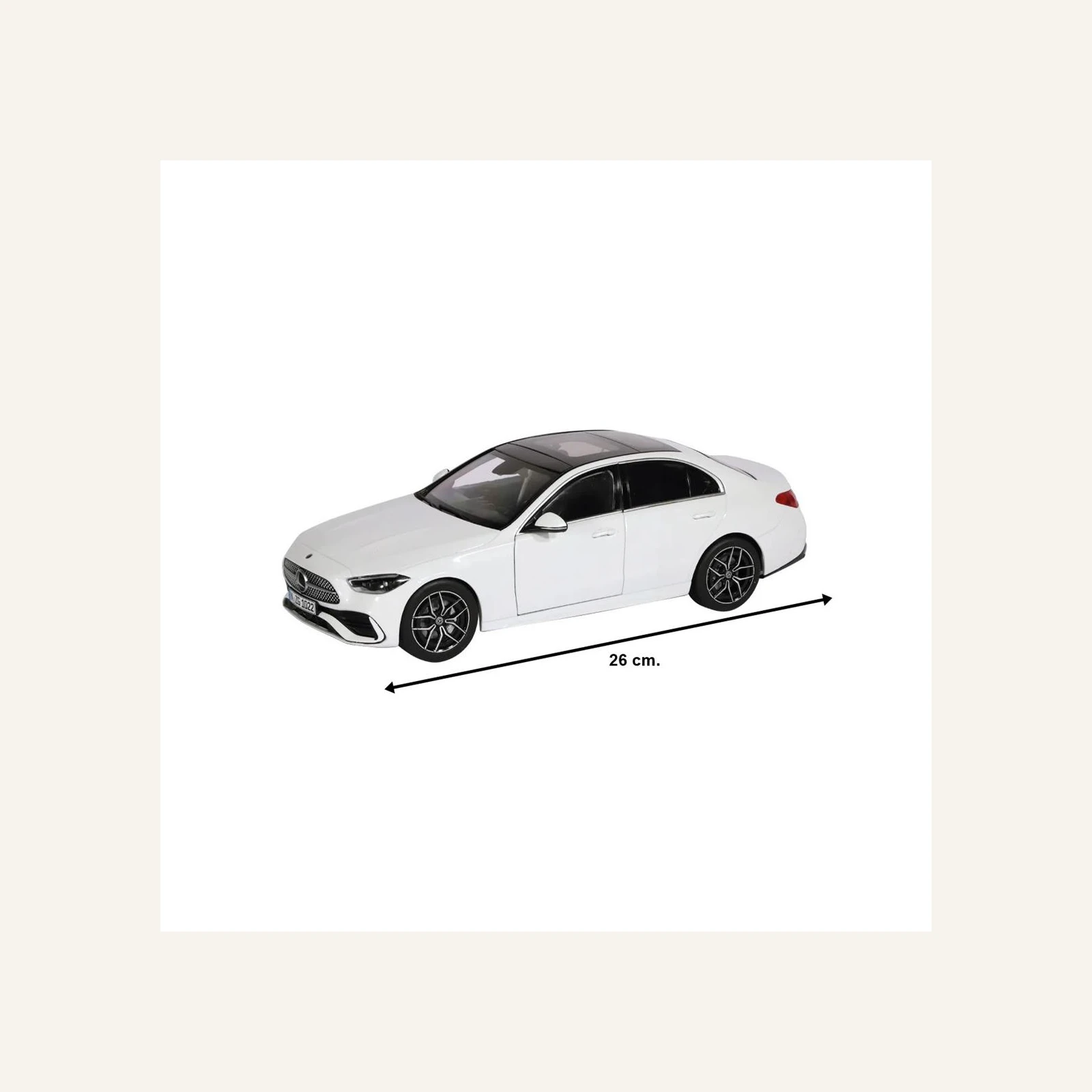 NZG 1022/41 1/18 Ölçek, Mercedes-Benz C-Class Araba, Beyaz