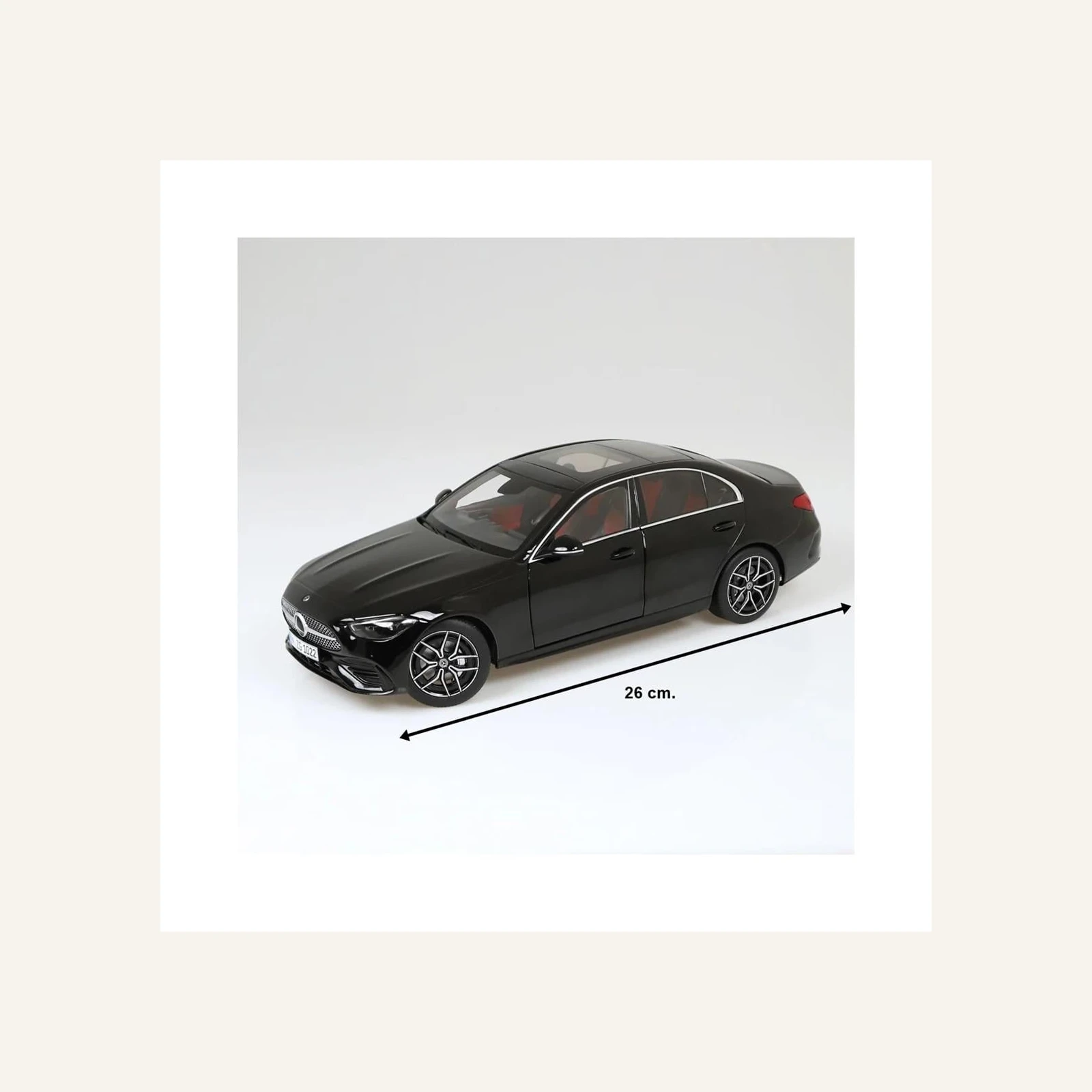 NZG 1022/50 1/18 Ölçek, Mercedes-Benz C-Class Araba, Siyah