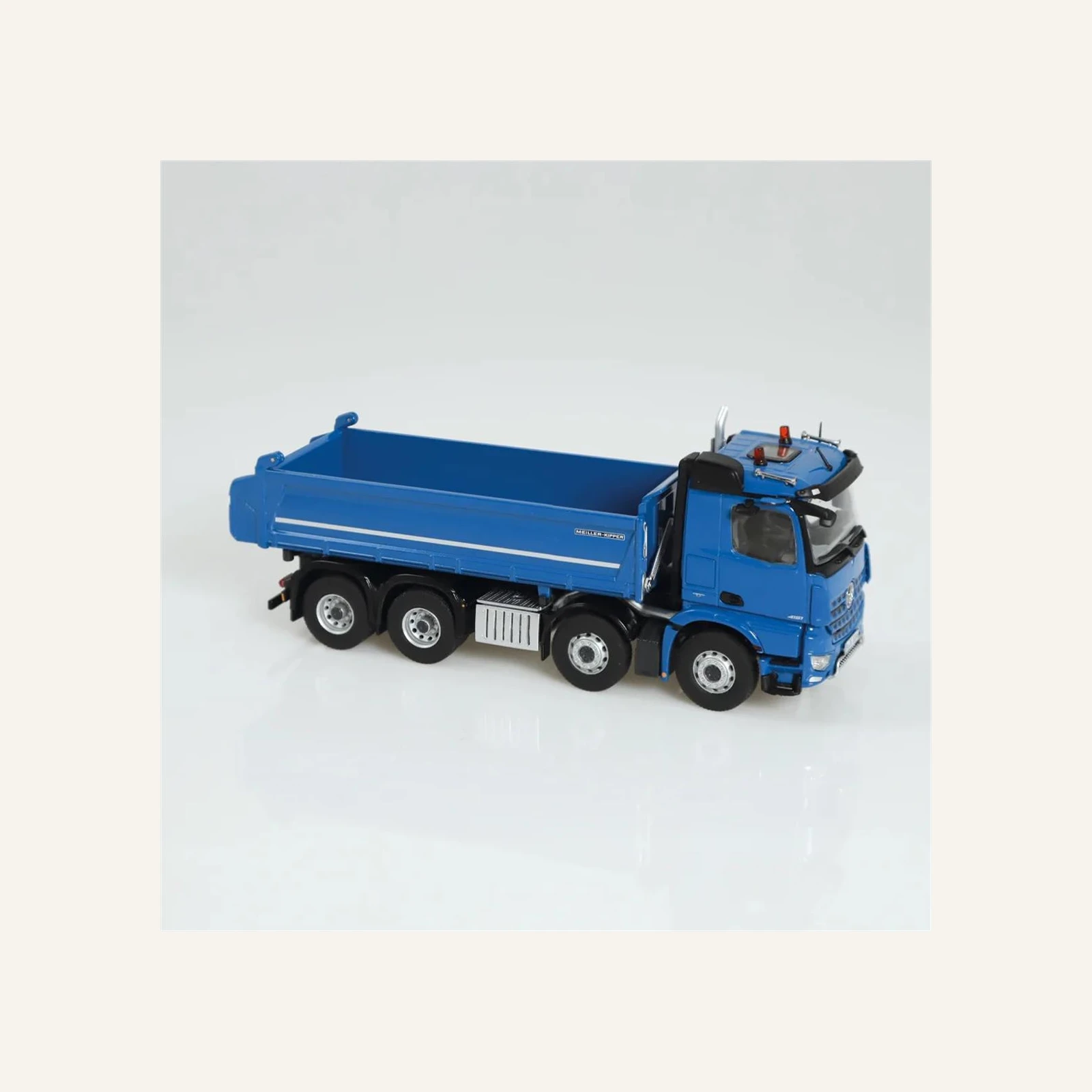 NZG 1066/20 1/50 Ölçek, Mercedes-Benz Arocs 8x4 Meiller Damperli Kamyon, Mavi