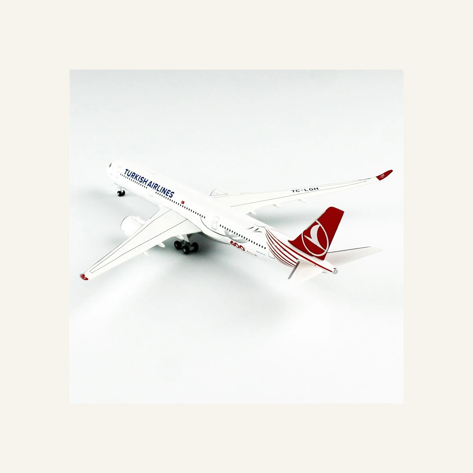Herpa 537230 1/500 Ölçek, THY Airbus A350-900 (400th Aircraft)- TC-LGH (Tek Yürek), Metal