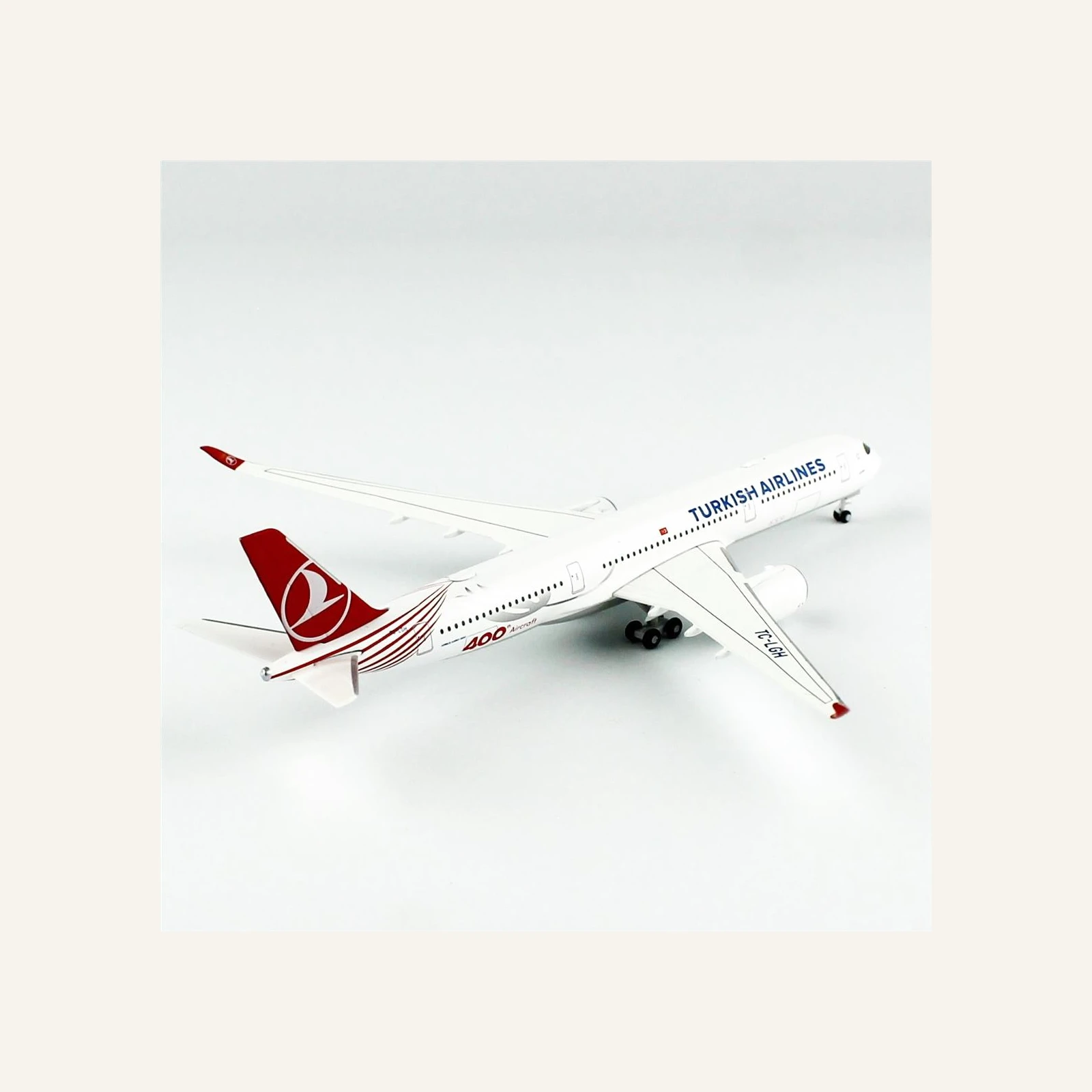 Herpa 537230 1/500 Ölçek, THY Airbus A350-900 (400th Aircraft)- TC-LGH (Tek Yürek), Metal