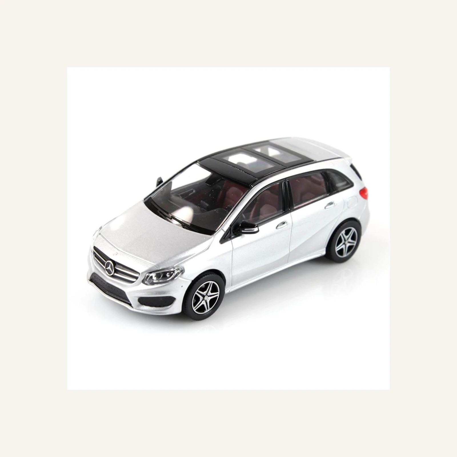 Norev B66962306 1/43 Ölçek, Mercedes Benz B Class AMG 2012, Polar Silver