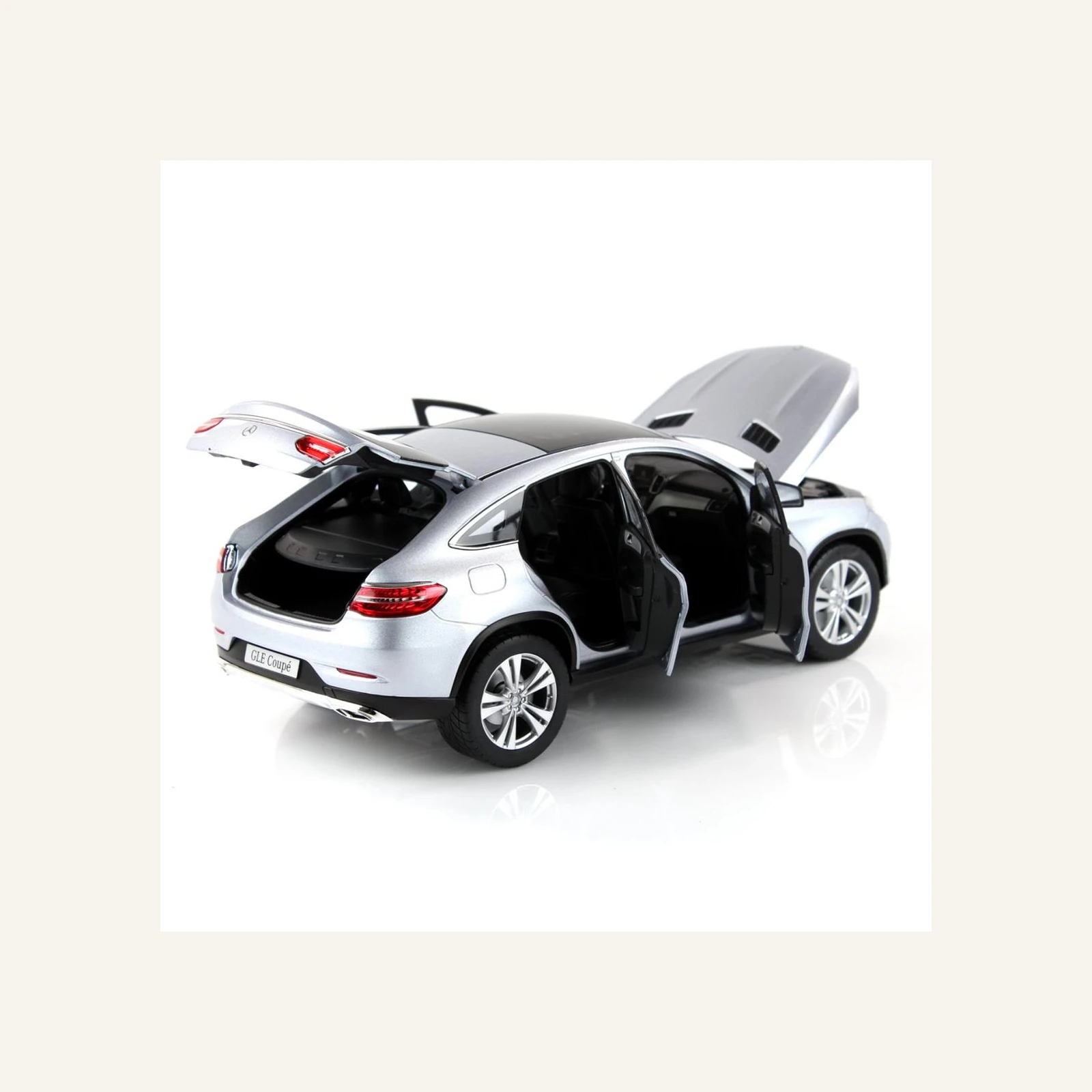 Norev B66960358 1/18 Ölçek, Mercedes Benz GLE Coupe 2015, Diamond Silver