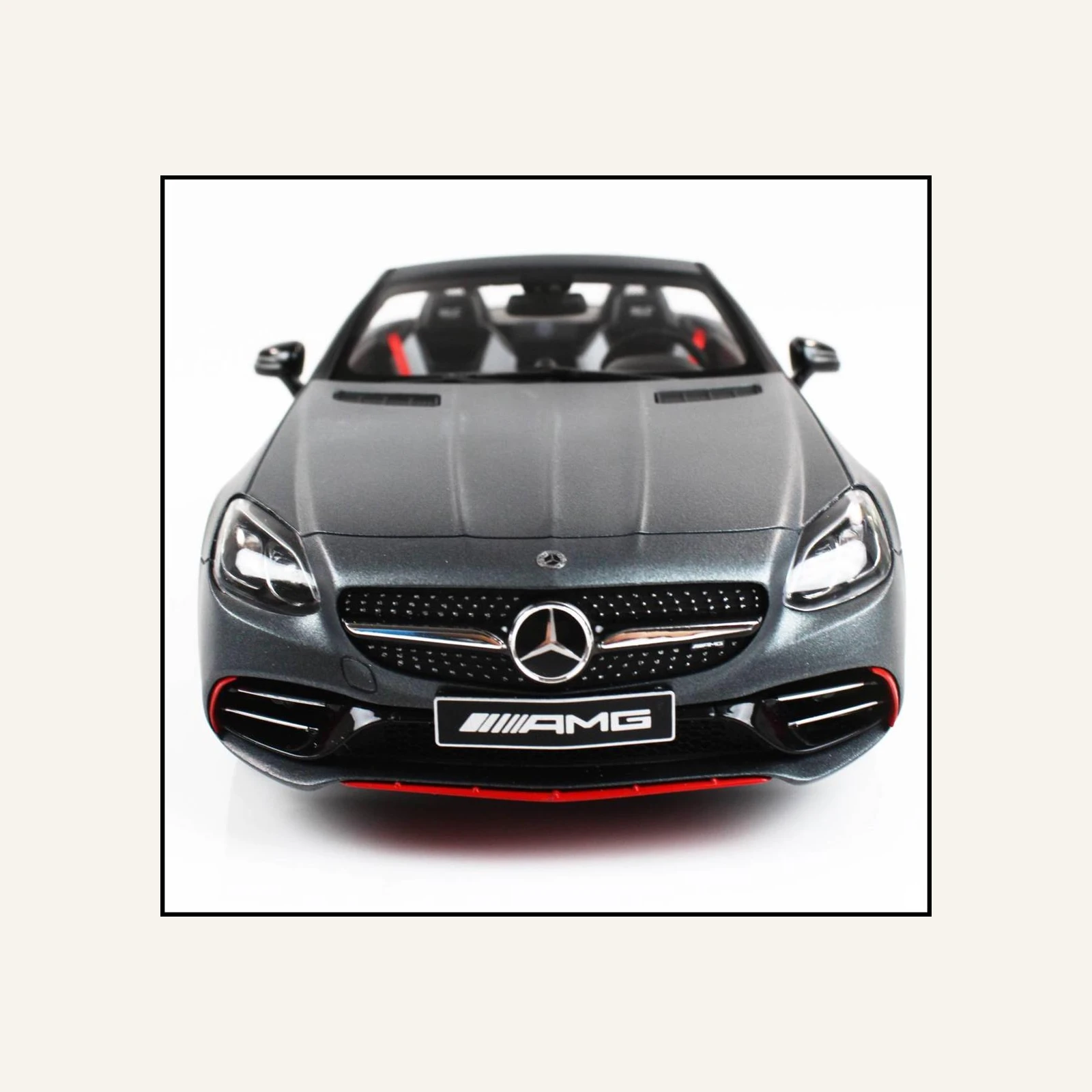Norev B66960466 1/18 Ölçek, Mercedes Benz SLC43 AMG Biturbo Spider 2016, Selenite Magno Grey
