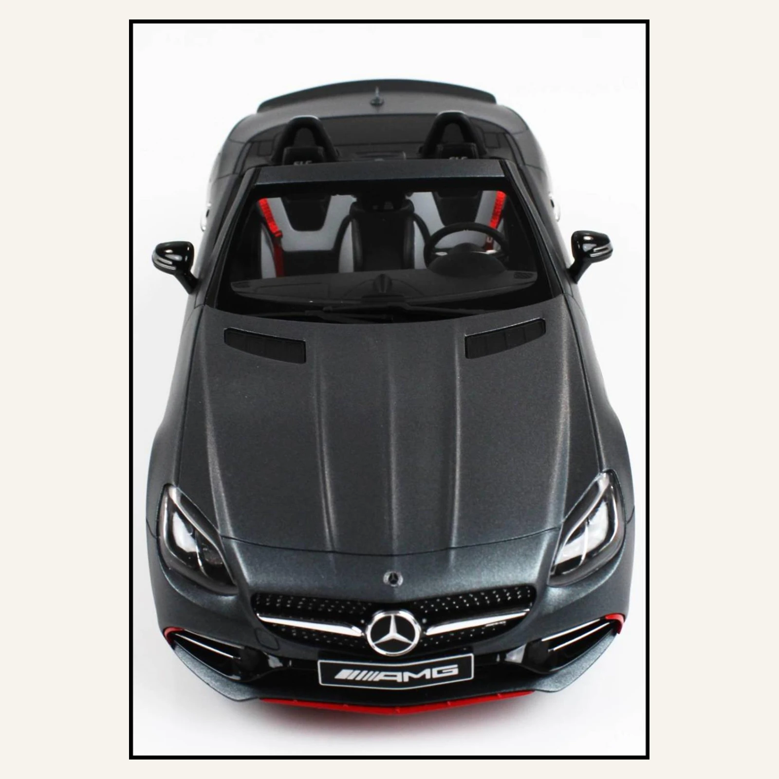 Norev B66960466 1/18 Ölçek, Mercedes Benz SLC43 AMG Biturbo Spider 2016, Selenite Magno Grey