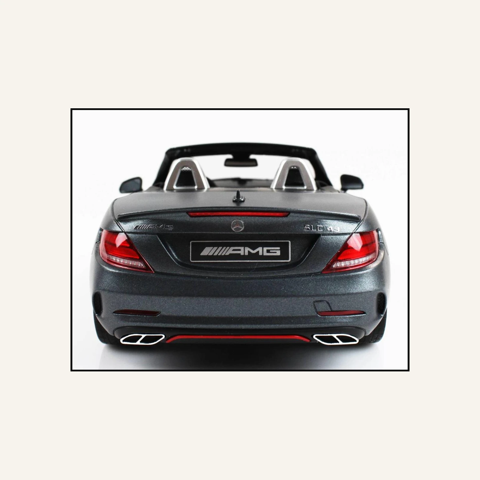 Norev B66960466 1/18 Ölçek, Mercedes Benz SLC43 AMG Biturbo Spider 2016, Selenite Magno Grey