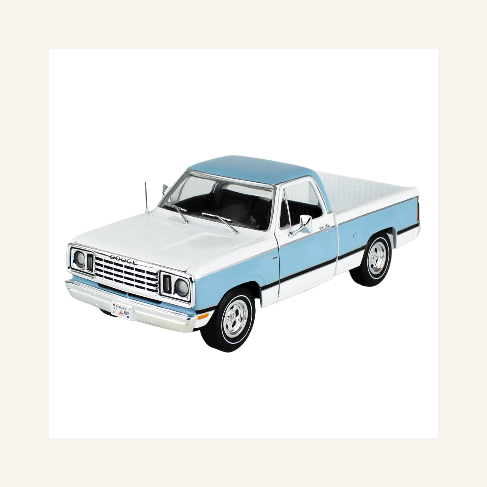 AutoWorld AMM1303 1/18 Ölçek, 1977 Dodge Adventurer Sweptline