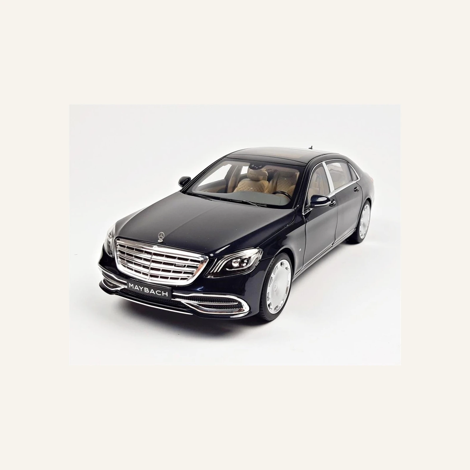 Norev B66960616 1/18 Ölçek, Mercedes Benz S Class S650 Cabriolet Maybach (X222) 2020, Magnetite Black