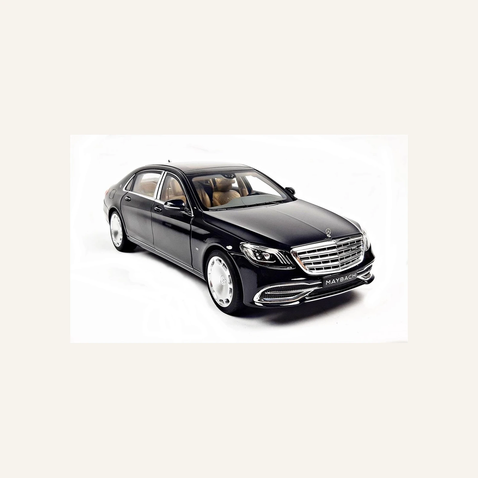 Norev B66960616 1/18 Ölçek, Mercedes Benz S Class S650 Cabriolet Maybach (X222) 2020, Magnetite Black