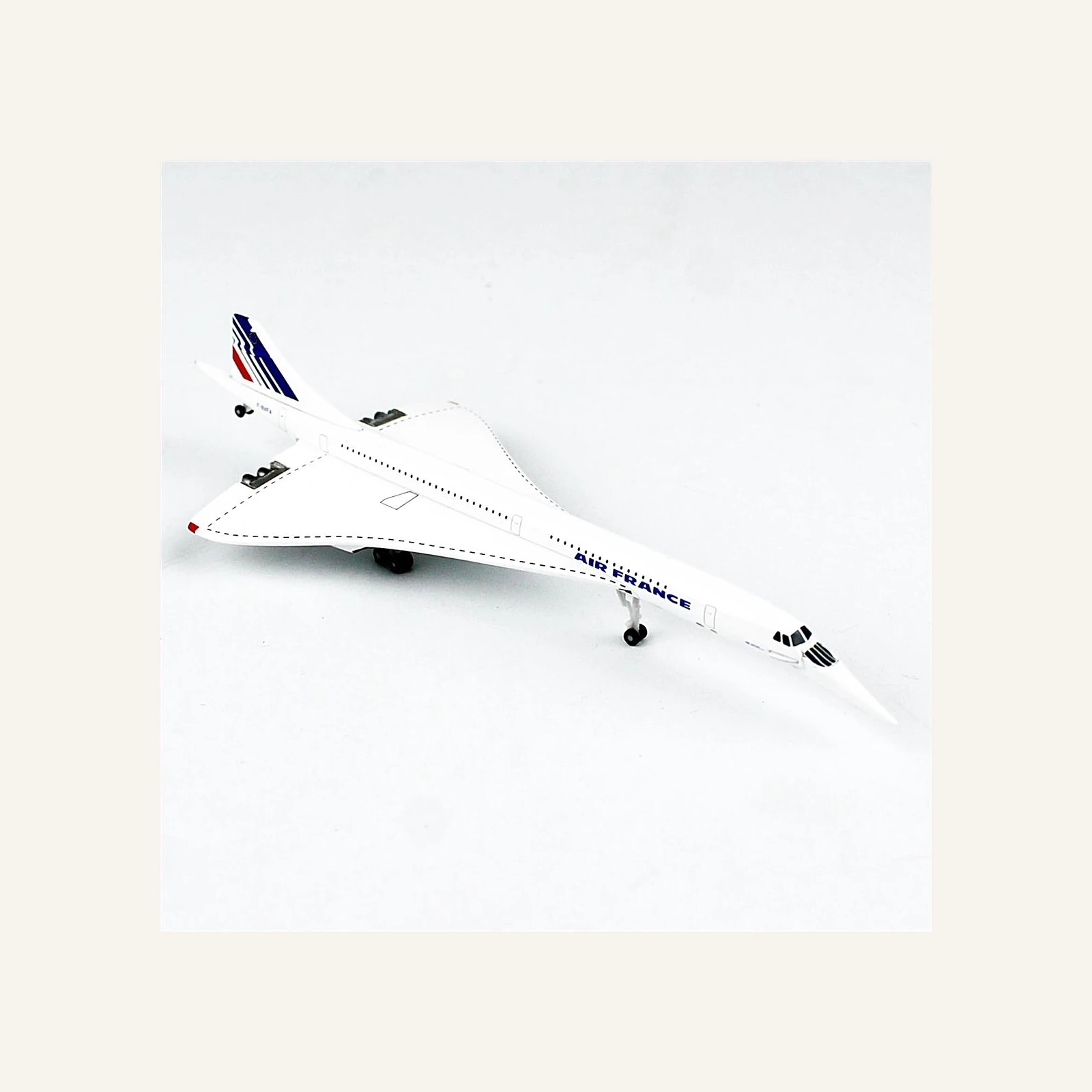 Herpa 532839-002 1/87 Ölçek, Air France Concorde, Metal