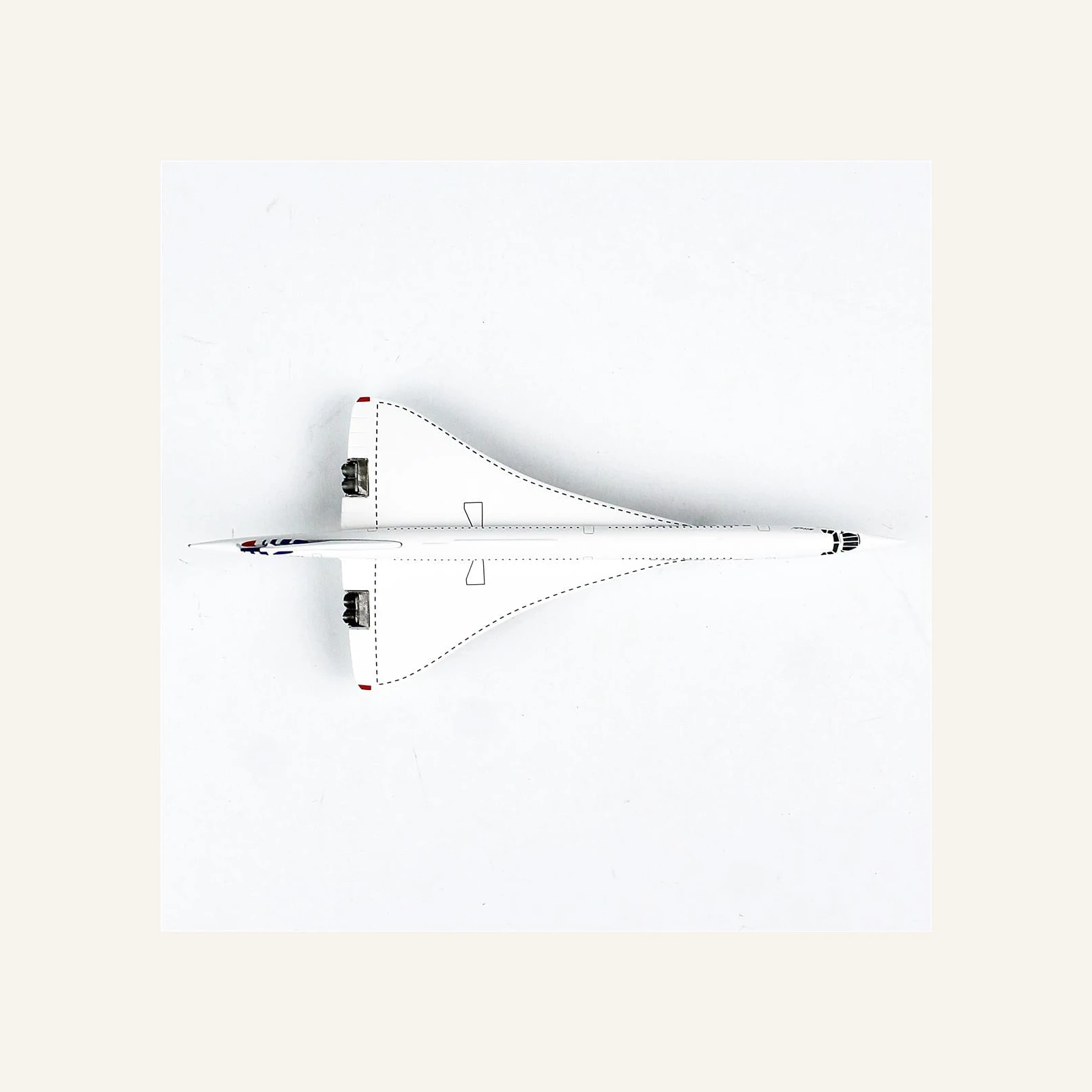 Herpa 532839-002 1/87 Ölçek, Air France Concorde, Metal