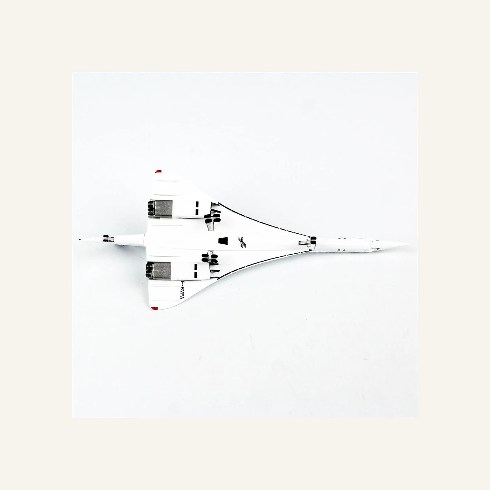 Herpa 532839-002 1/87 Ölçek, Air France Concorde, Metal