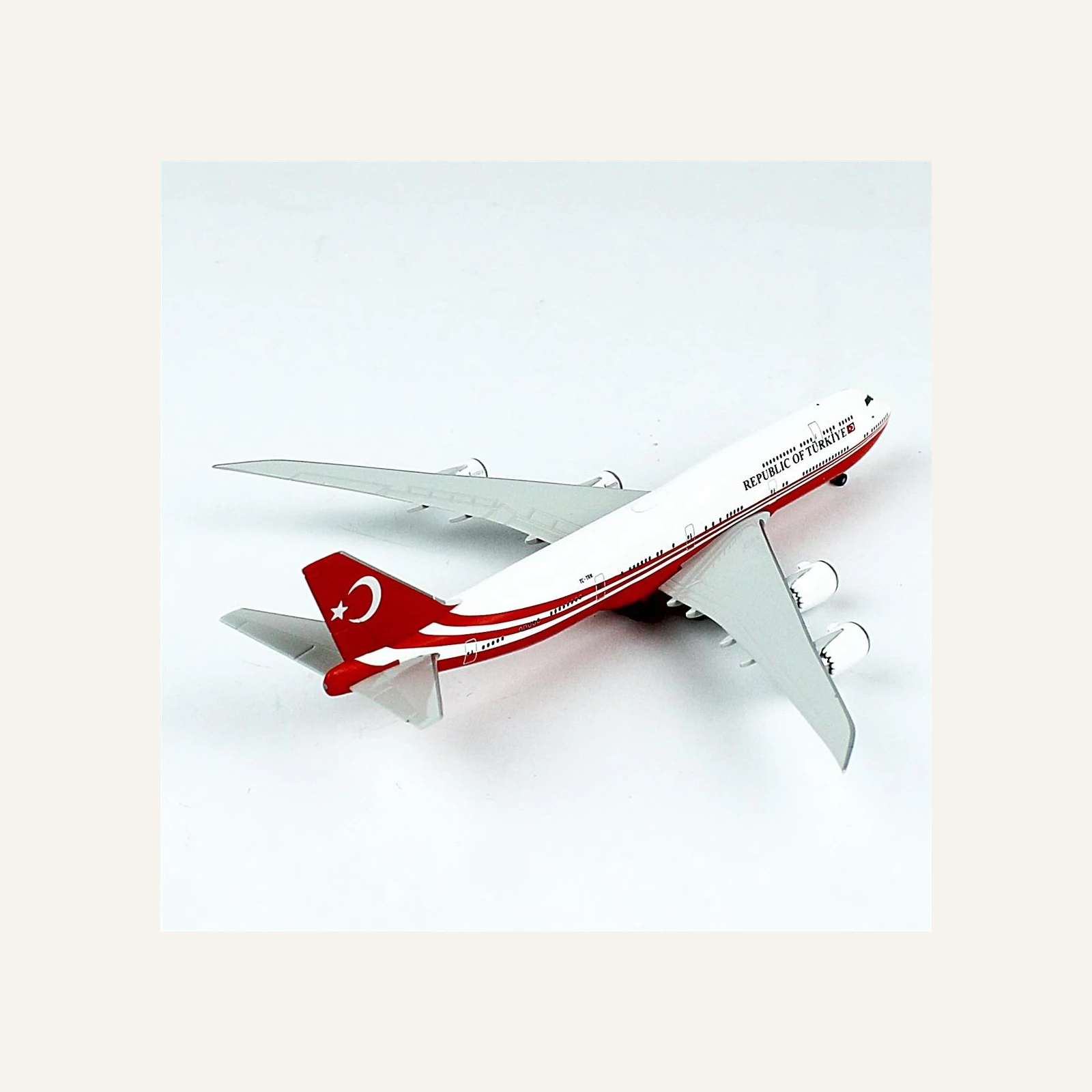 Herpa 537520 1/500 Ölçek, Türkiye Cumhuriyeti, Boeing 747-8 BBJ, Metal