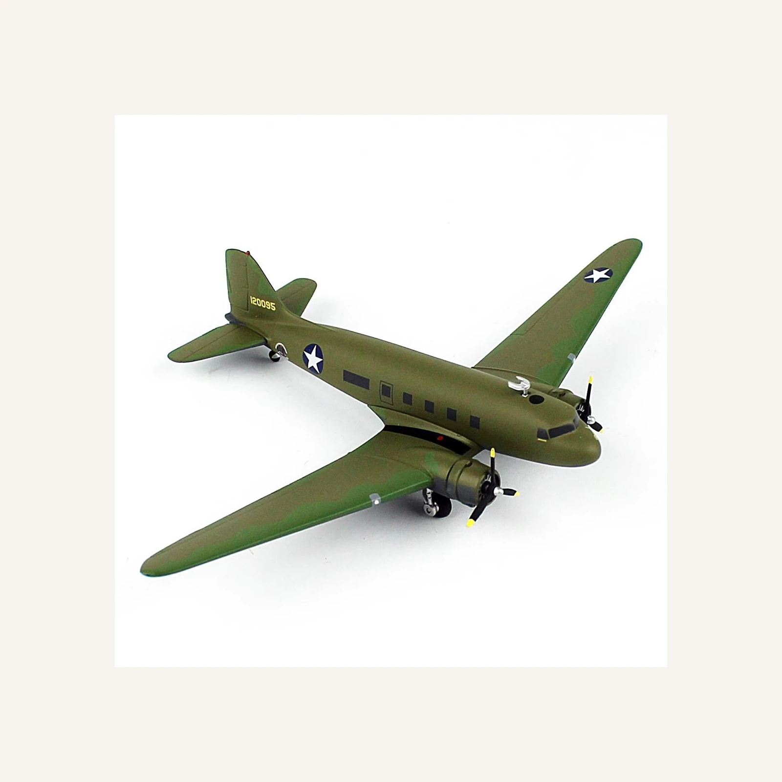Herpa 572606 1/200 Ölçek, USAAF/Vintage Wings, Douglas C-53 Skytrooper, Metal