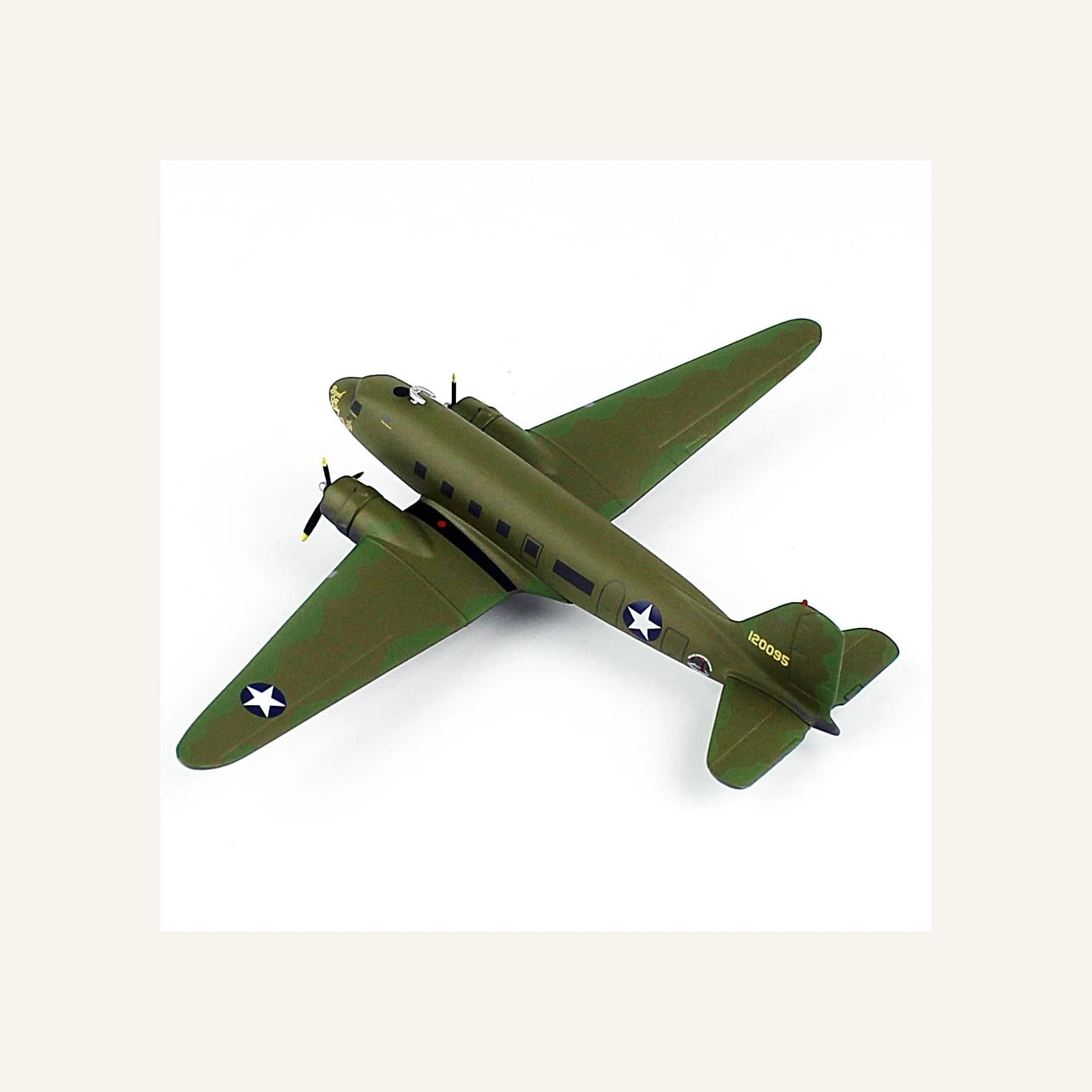 Herpa 572606 1/200 Ölçek, USAAF/Vintage Wings, Douglas C-53 Skytrooper, Metal