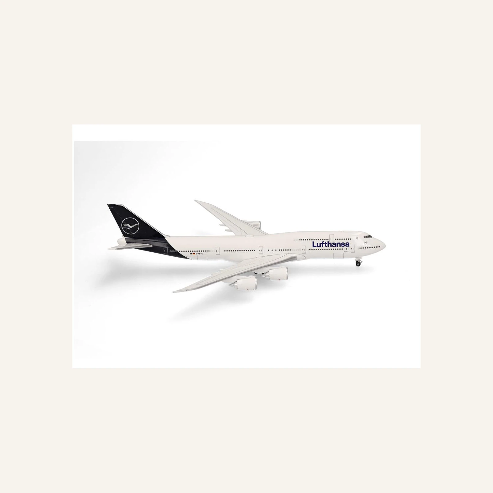 Herpa 531283-001 1/500 Ölçek, Lufthansa Boeing 747-8 Intercontinental – D-ABYC (Sachsen), Metal