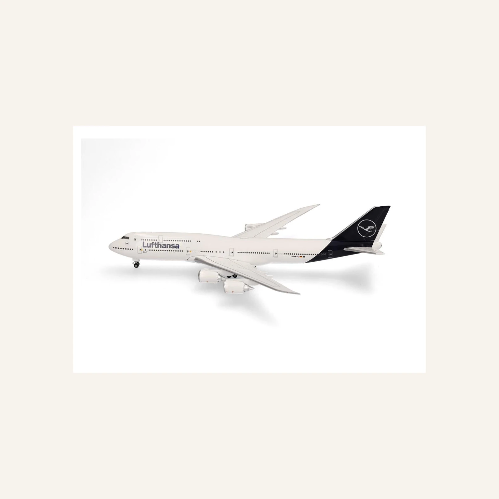 Herpa 531283-001 1/500 Ölçek, Lufthansa Boeing 747-8 Intercontinental – D-ABYC (Sachsen), Metal