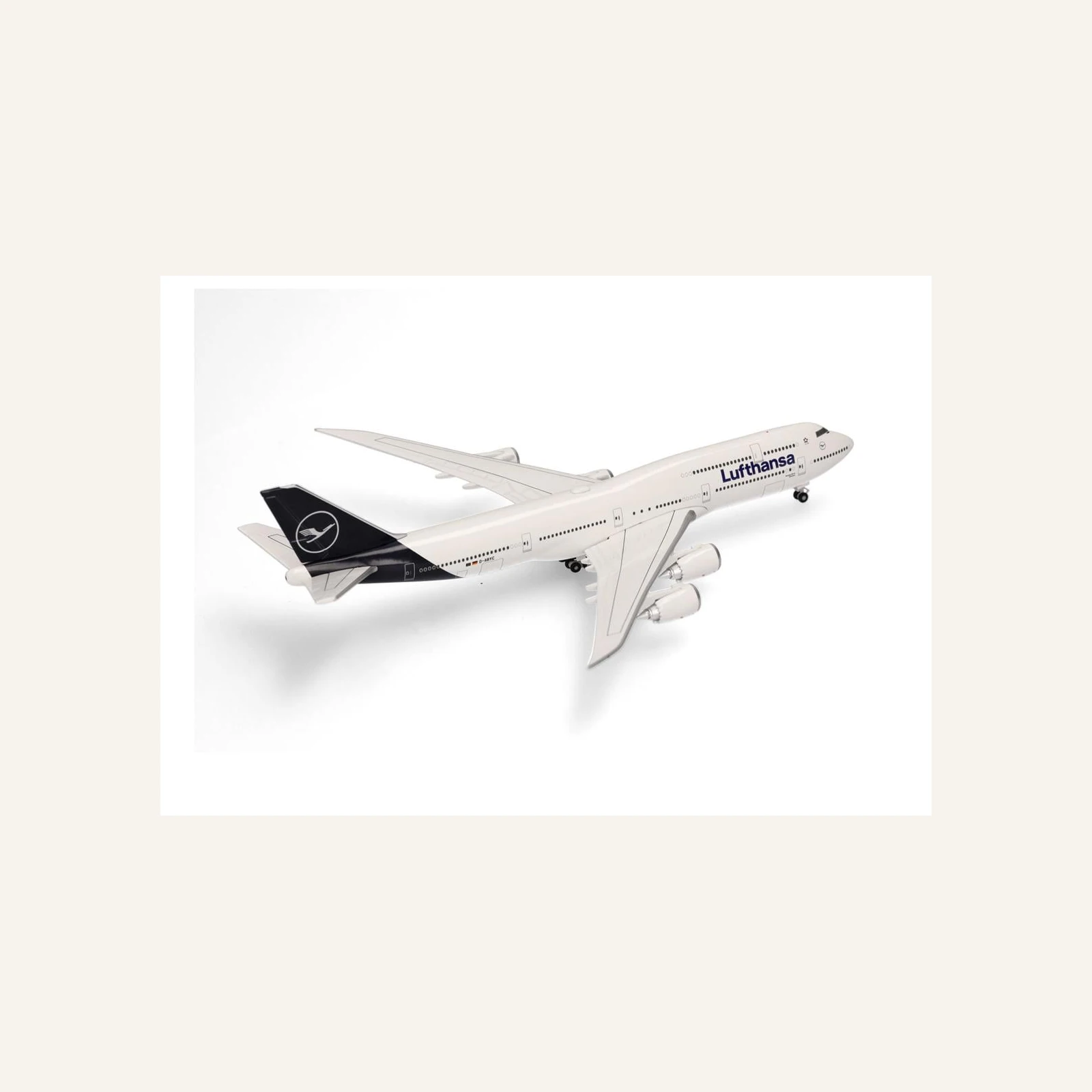 Herpa 531283-001 1/500 Ölçek, Lufthansa Boeing 747-8 Intercontinental – D-ABYC (Sachsen), Metal