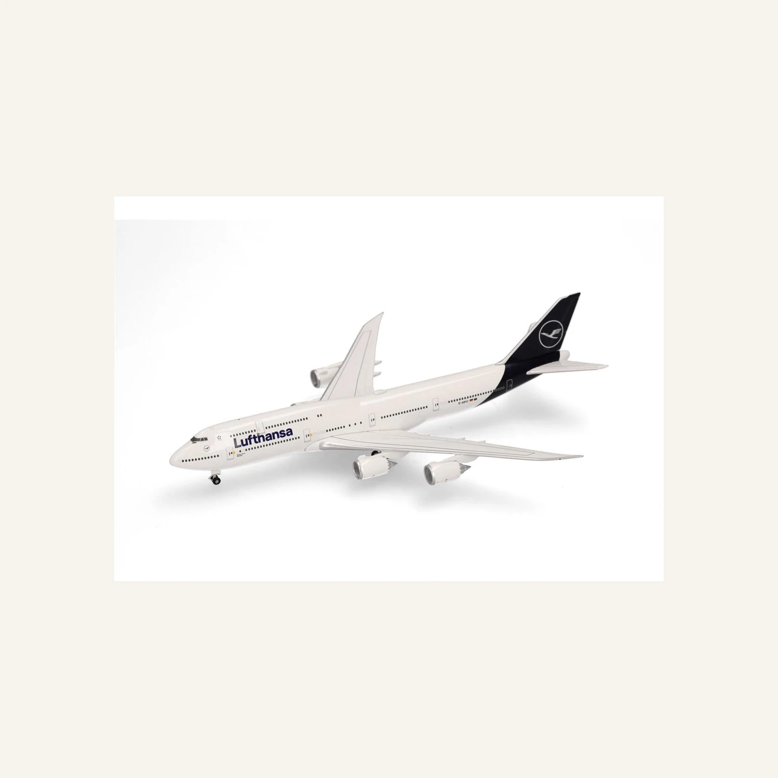 Herpa 531283-001 1/500 Ölçek, Lufthansa Boeing 747-8 Intercontinental – D-ABYC (Sachsen), Metal