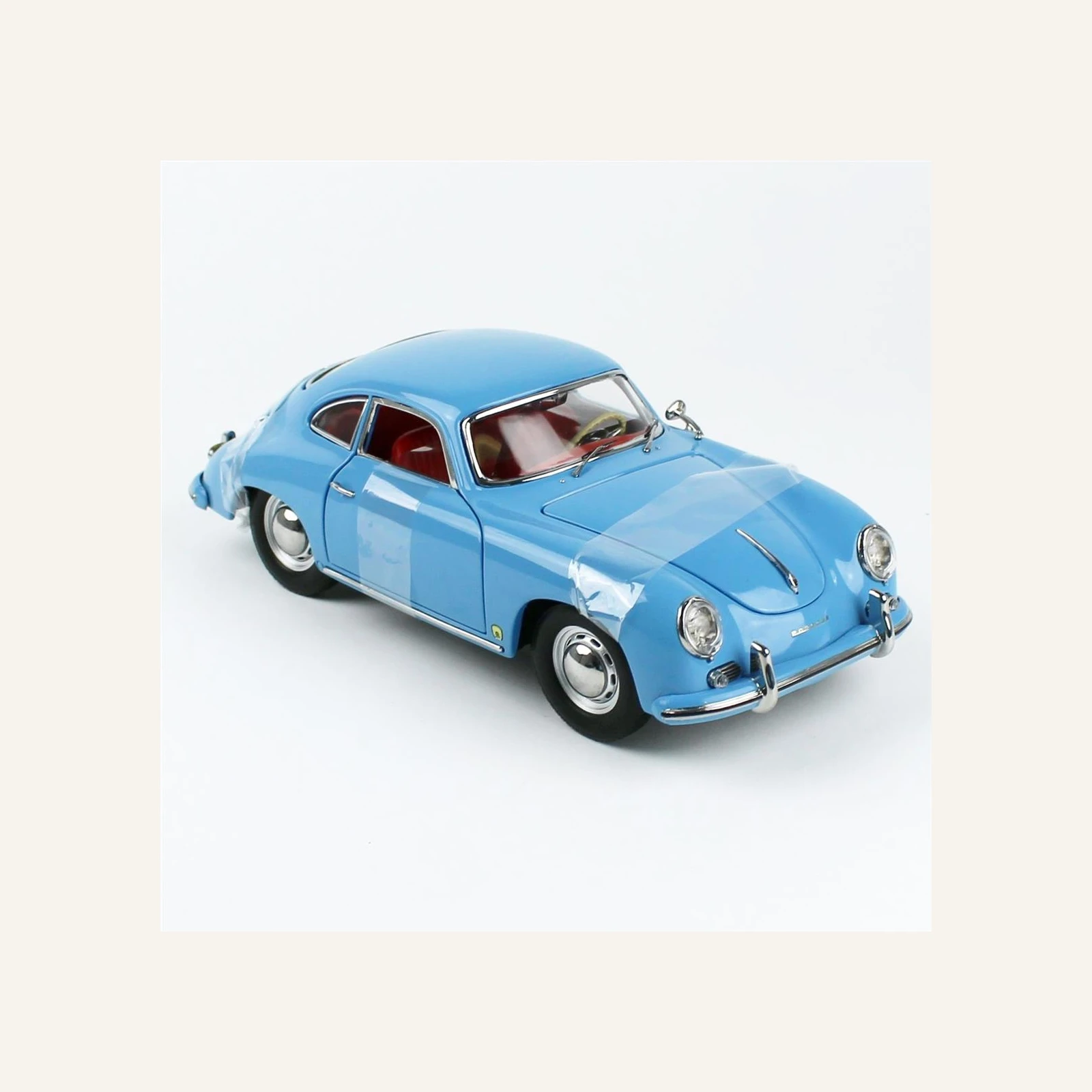 Sunstar 1342 1/18 Ölçek, 1957 Porsche 356A 1500 GS Carrera GT, Parlak Mavi