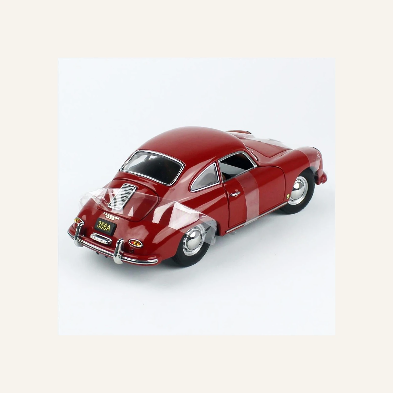 Sunstar 1350 1/18 Ölçek, 1957 Porsche 356A 1500 GS Carrera GT, Polyantha Kırmızı