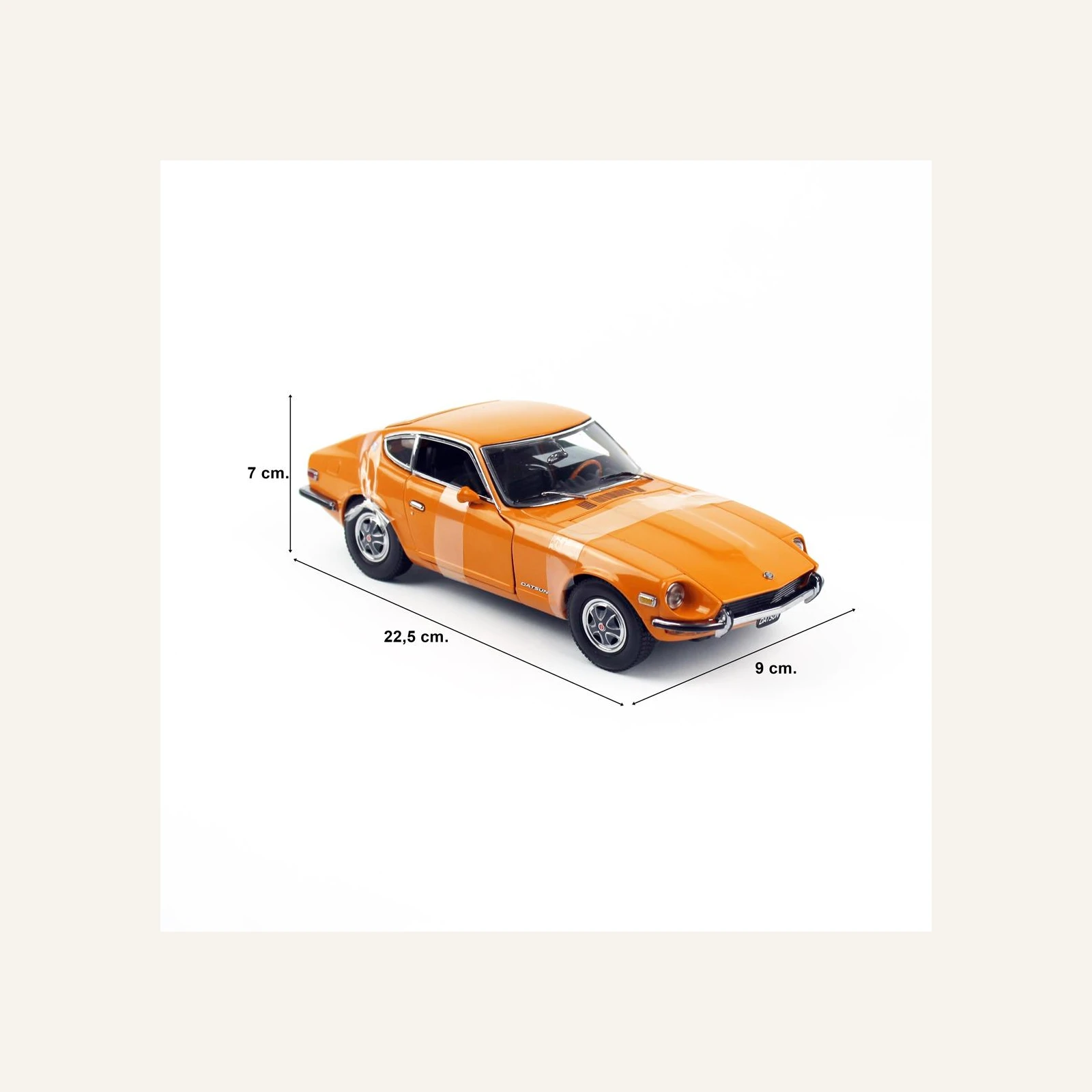 Sunstar 3511 1/18 Ölçek, 1972 Datsun 240Z, Turuncu