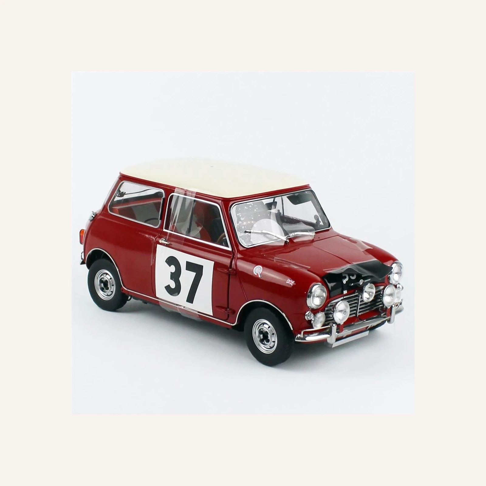 Sunstar 5326 1/12 Ölçek, Mini Cooper S - 37 P.Hopkirk/H. Liddon, Winner Rally Monaco 1964