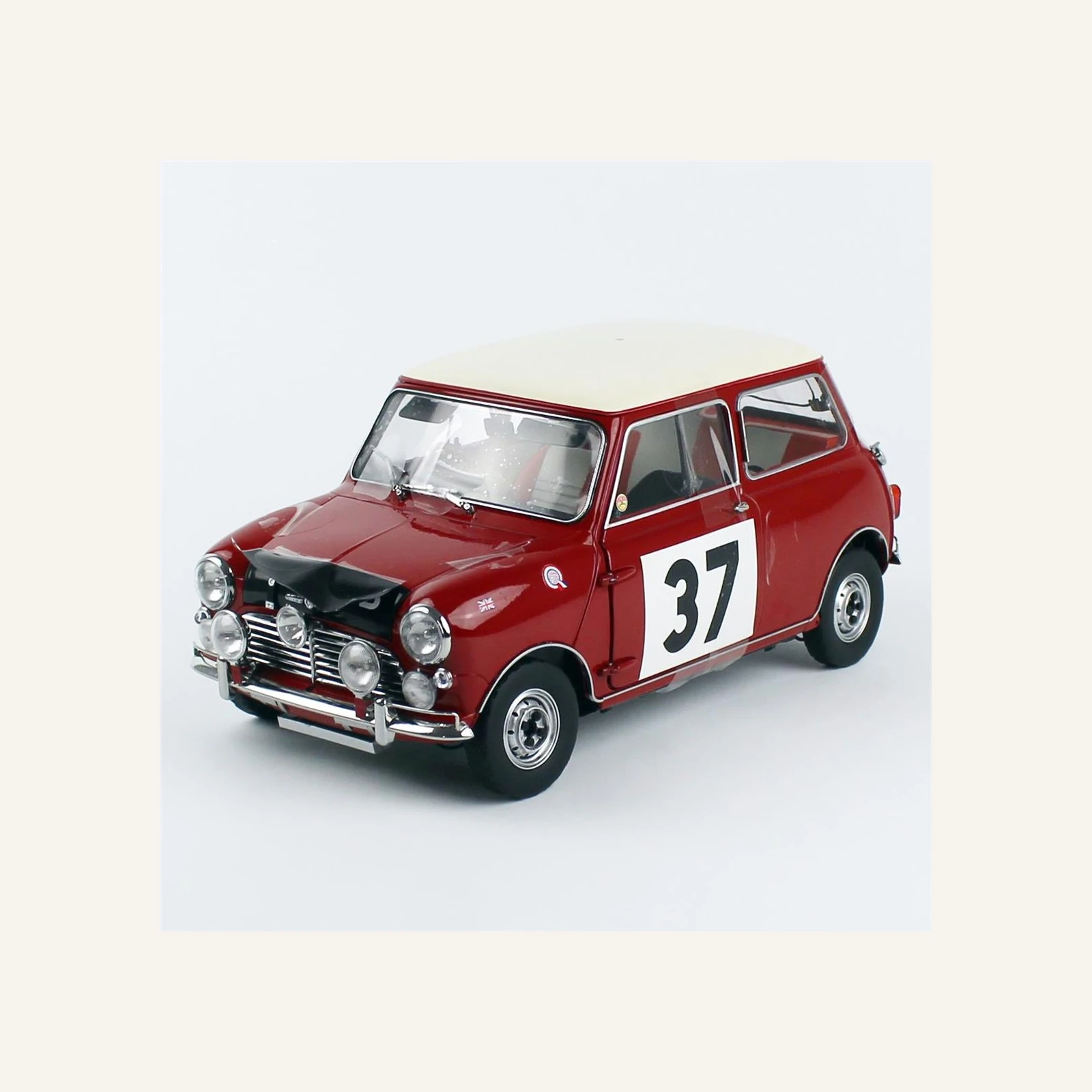 Sunstar 5326 1/12 Ölçek, Mini Cooper S - 37 P.Hopkirk/H. Liddon, Winner Rally Monaco 1964
