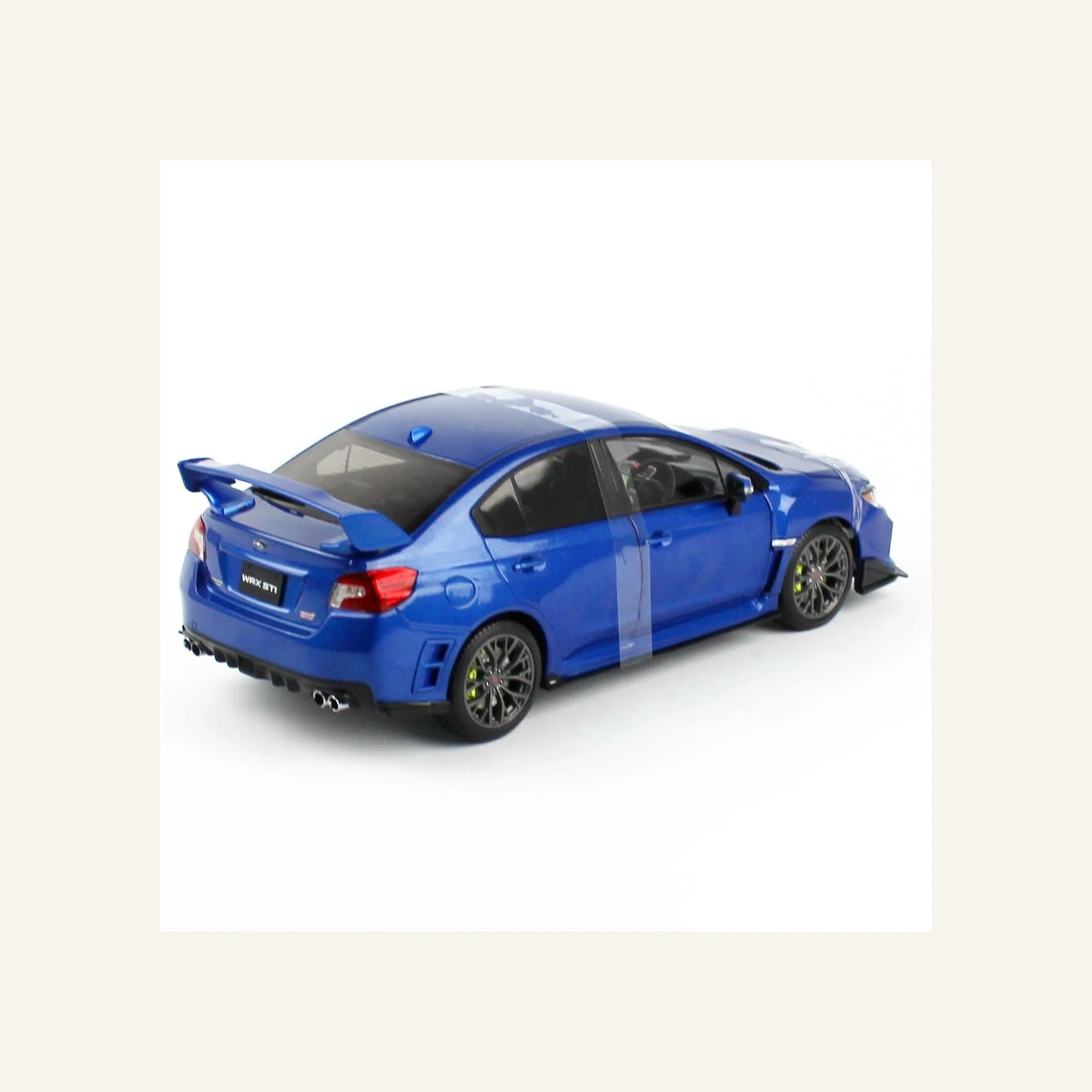 Sunstar 5555 1/18 Ölçek, Subaru WRX STI 2018 Customised Version, Mavi