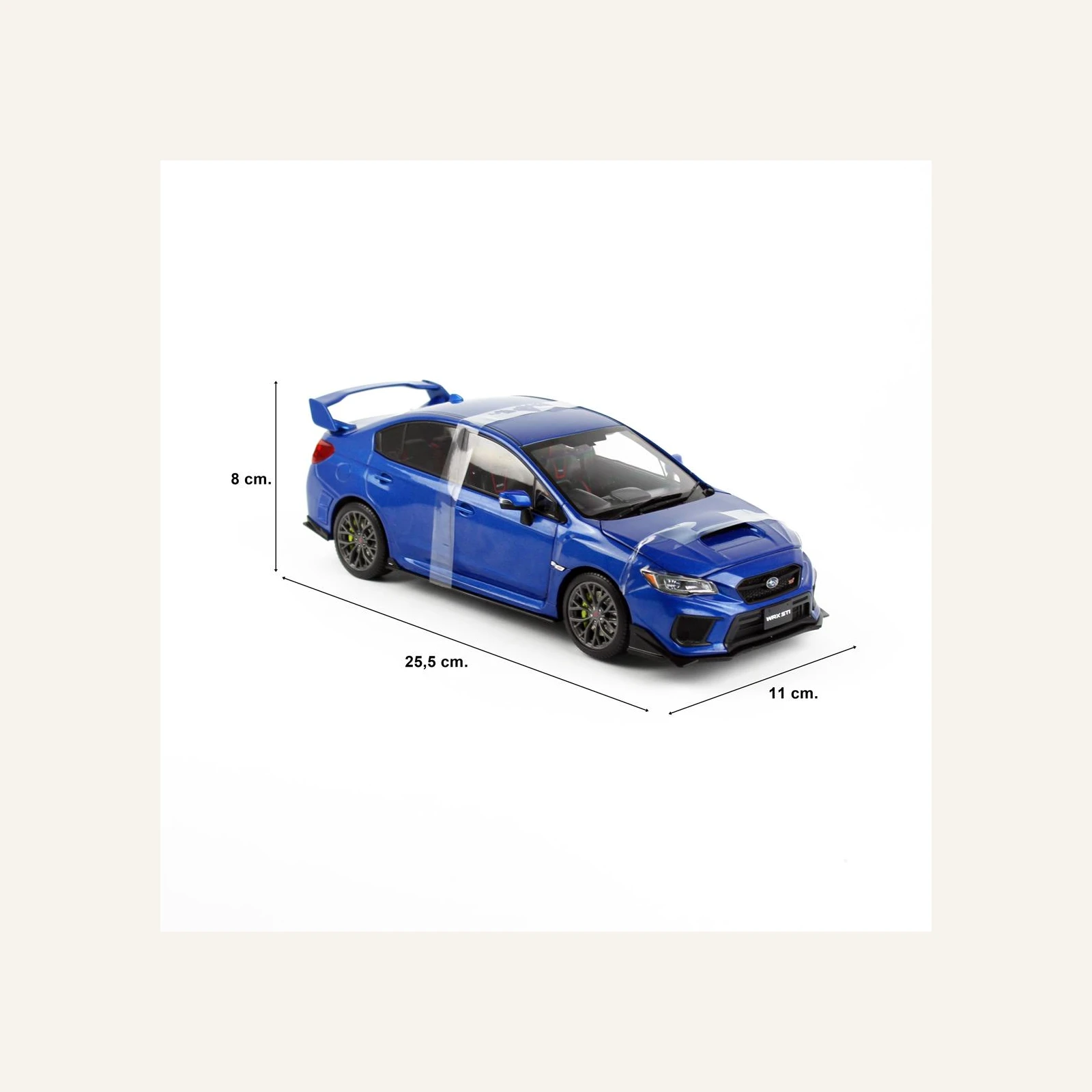 Sunstar 5555 1/18 Ölçek, Subaru WRX STI 2018 Customised Version, Mavi