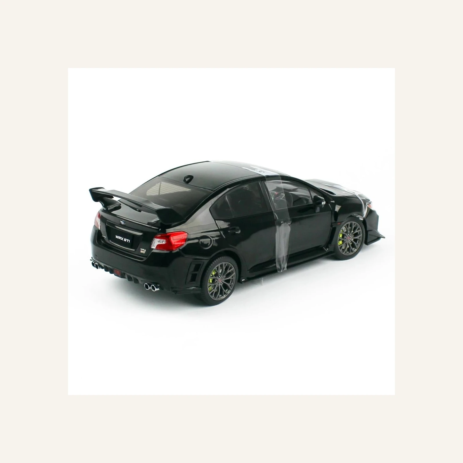 Sunstar 5557 1/18 Ölçek, Subaru WRX STI 2018 Customised Version, Siyah
