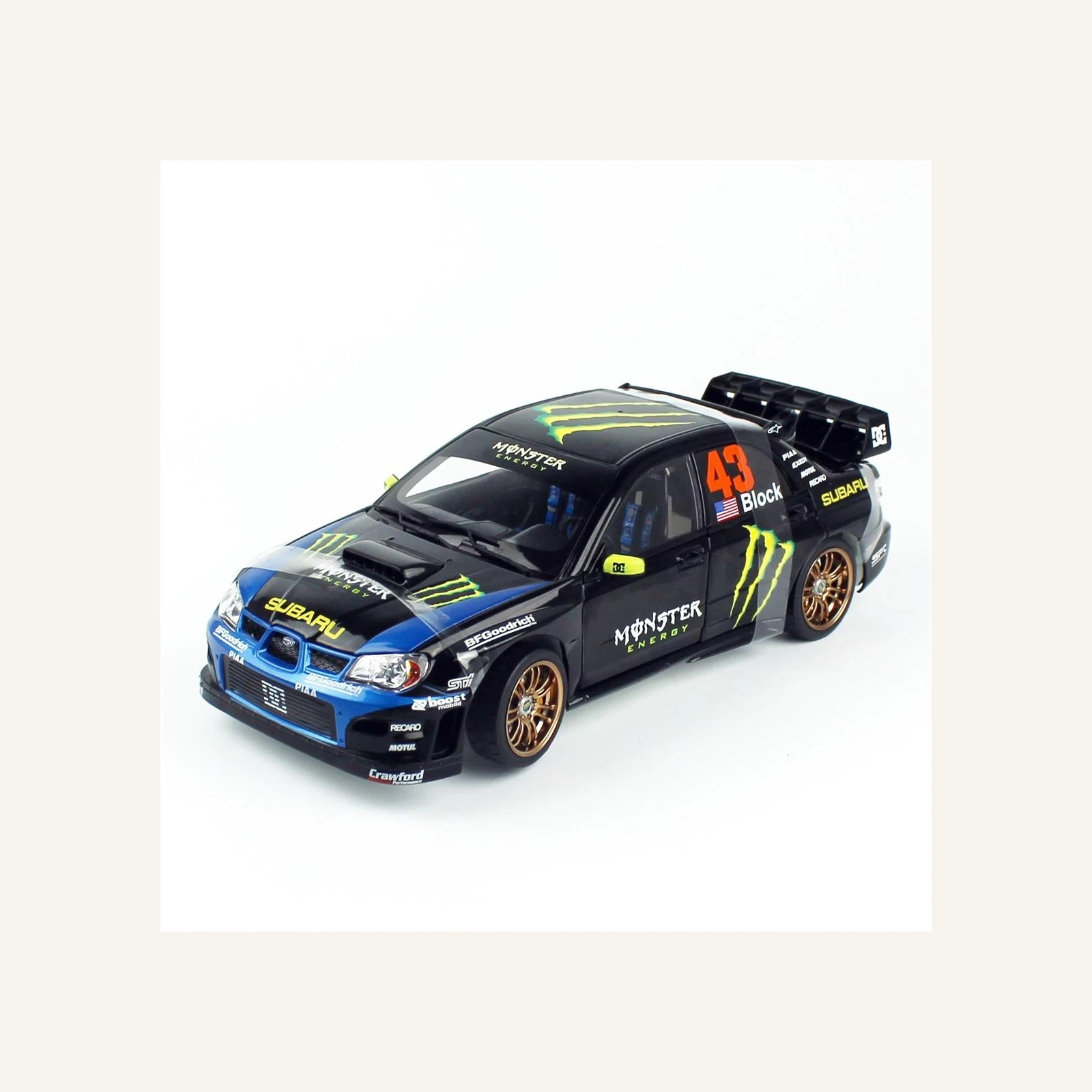 Sunstar 5582R 1/18 Ölçek, Subaru Impreza WRC06, Ken Block Gymkhana 2008