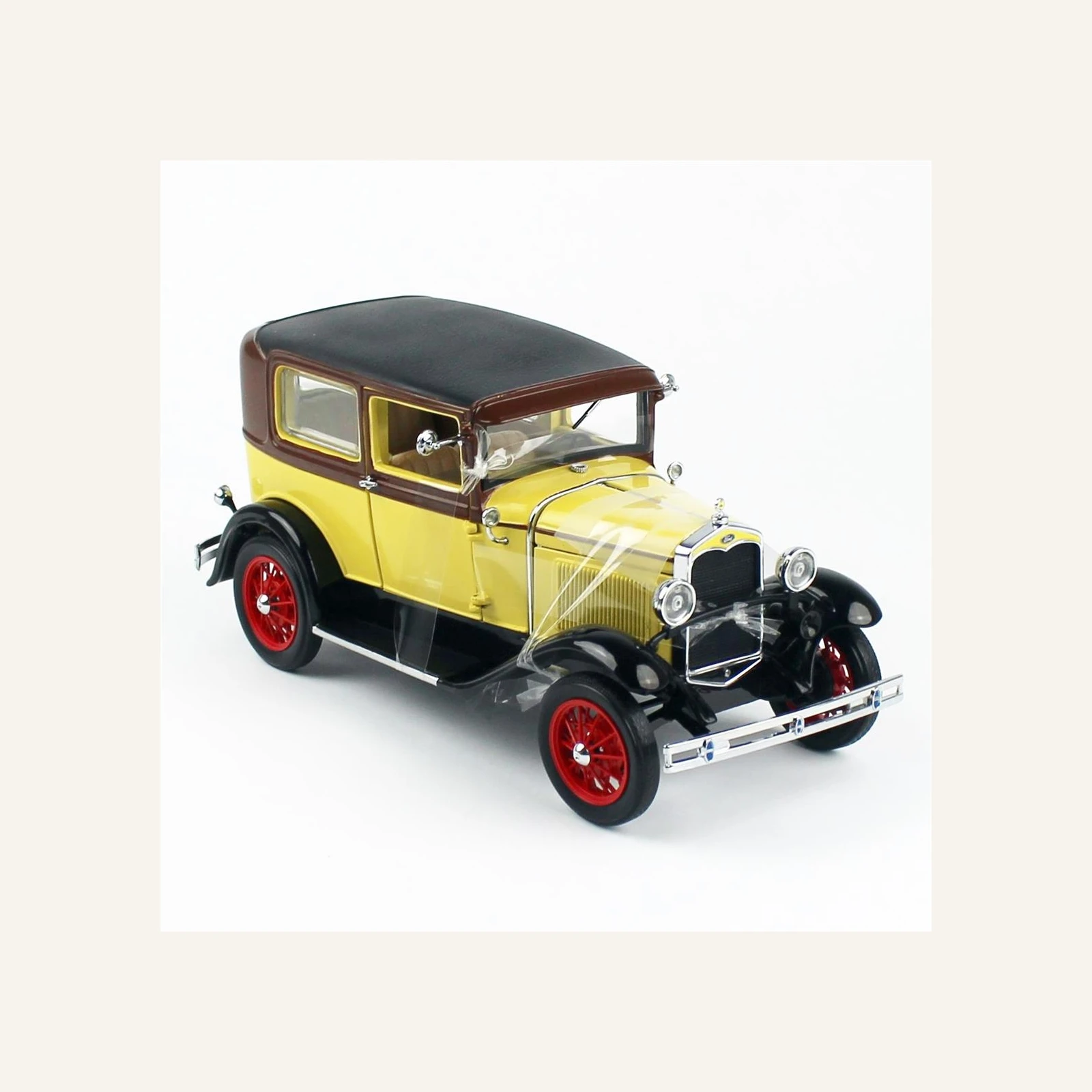 Sunstar 6191 1/18 Ölçek, 1931 Ford Model A Tudor, Kahverengi/Bej