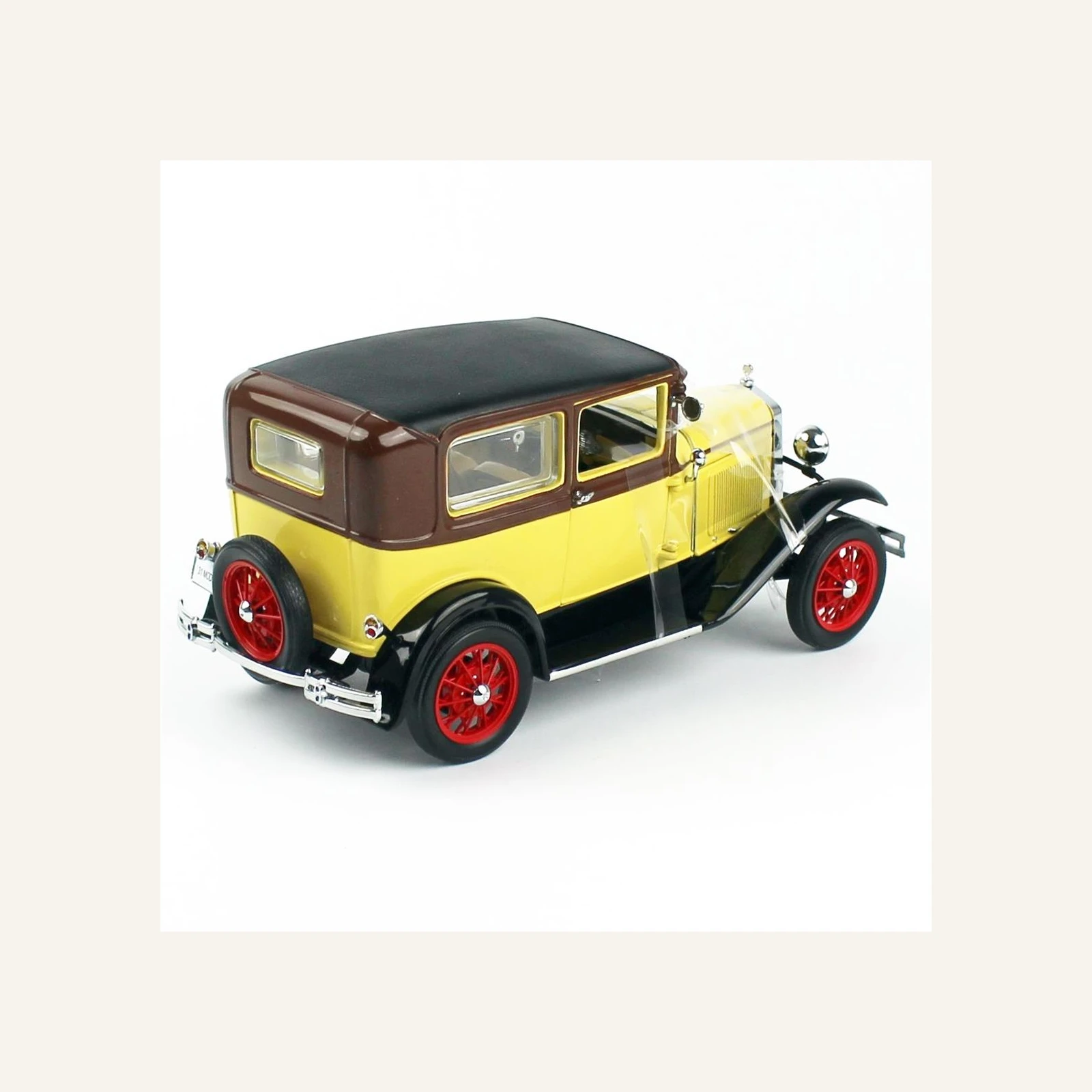 Sunstar 6191 1/18 Ölçek, 1931 Ford Model A Tudor, Kahverengi/Bej