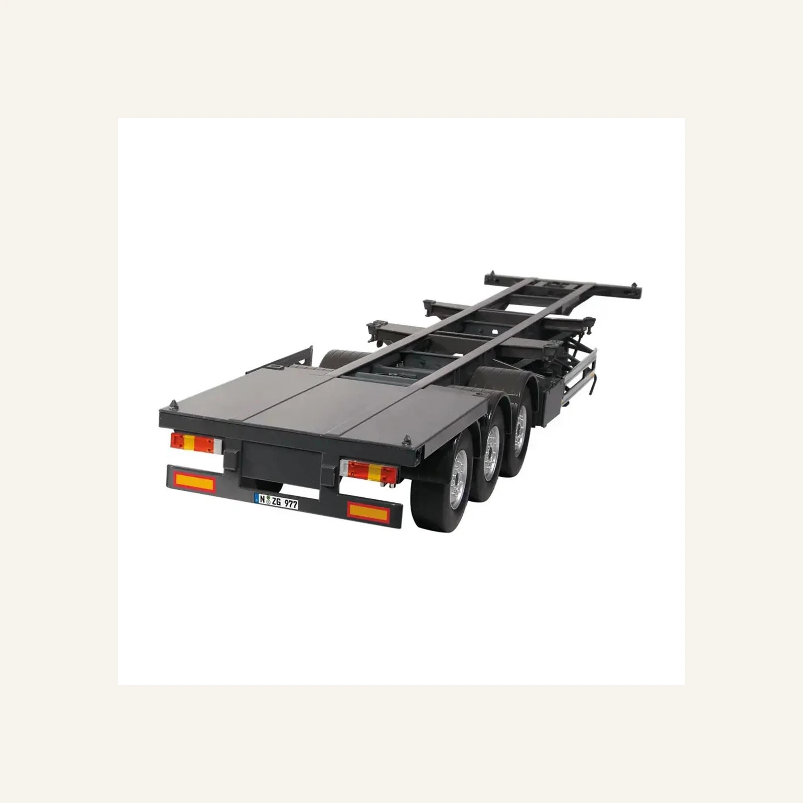 NZG 0977 1/18 Ölçek, 40 ft Avrupa Tipi Konteyner Taşıma Dorsesi