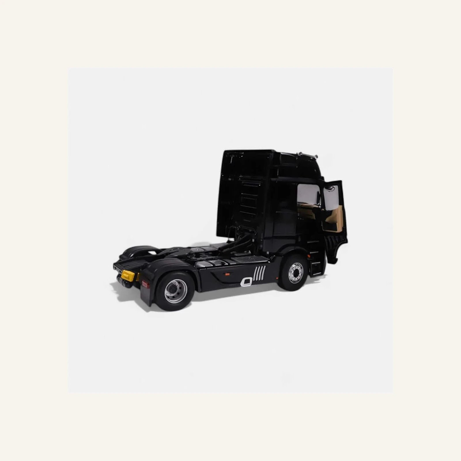NZG 1094/51 1/18 Ölçek, Mercedes-Benz Actros Çekici, Desenli Siyah