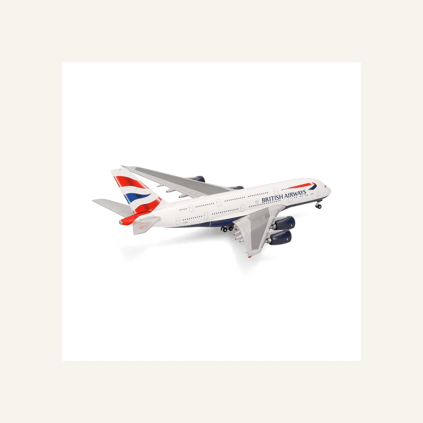 Herpa 524391-003 1/500 Ölçek, İngiltere Hava Yolları  A380 G-XLEF, Metal