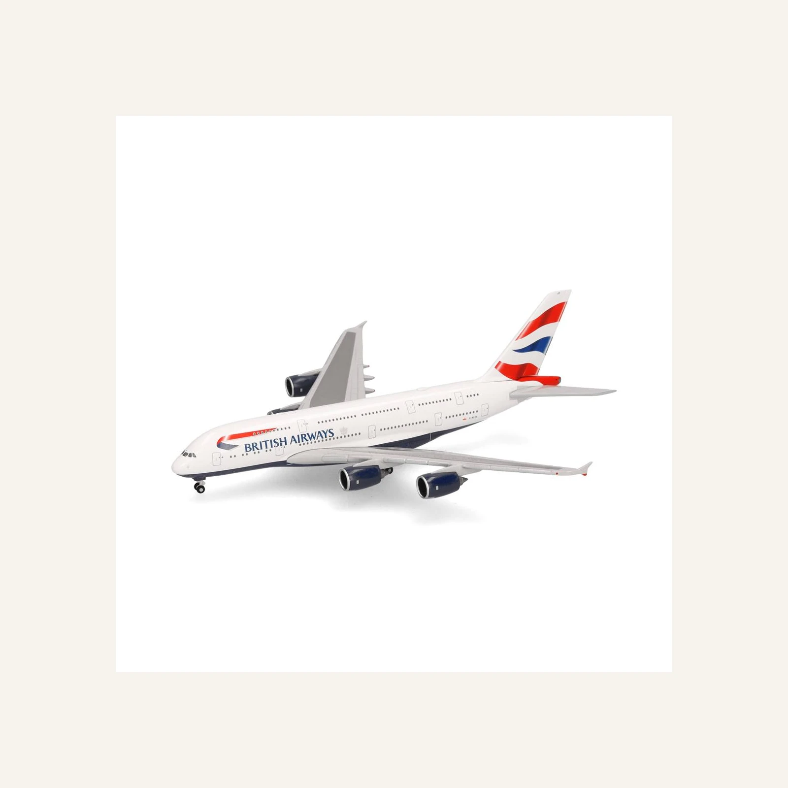 Herpa 524391-003 1/500 Ölçek, İngiltere Hava Yolları  A380 G-XLEF, Metal