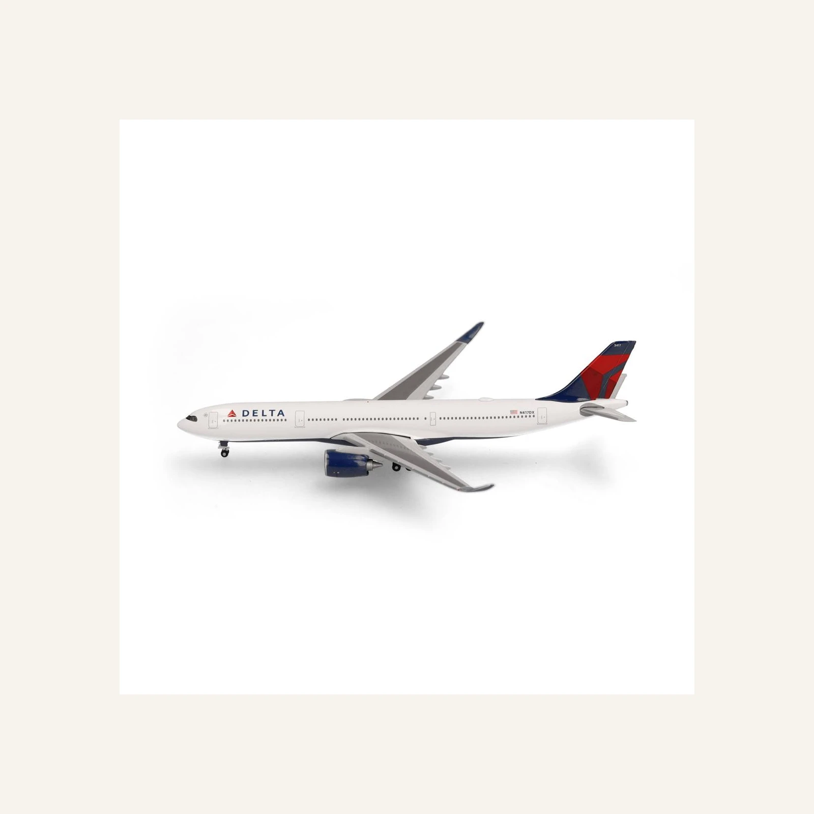 Herpa 533515-001 1/500 Ölçek, Delta Hava Yolları Airbus A330-900neo - N417DX, Metal