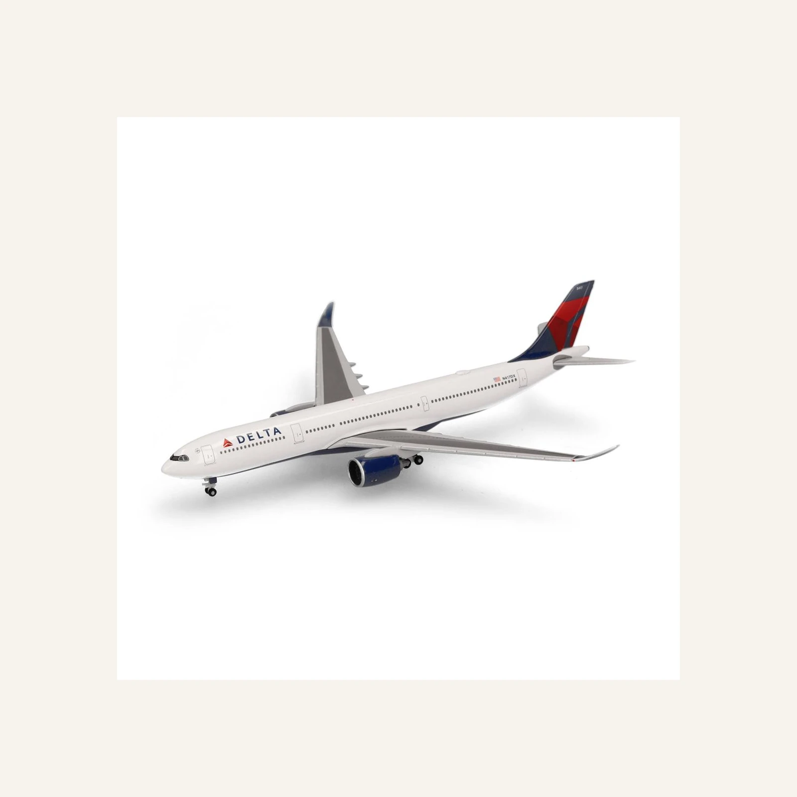 Herpa 533515-001 1/500 Ölçek, Delta Hava Yolları Airbus A330-900neo - N417DX, Metal