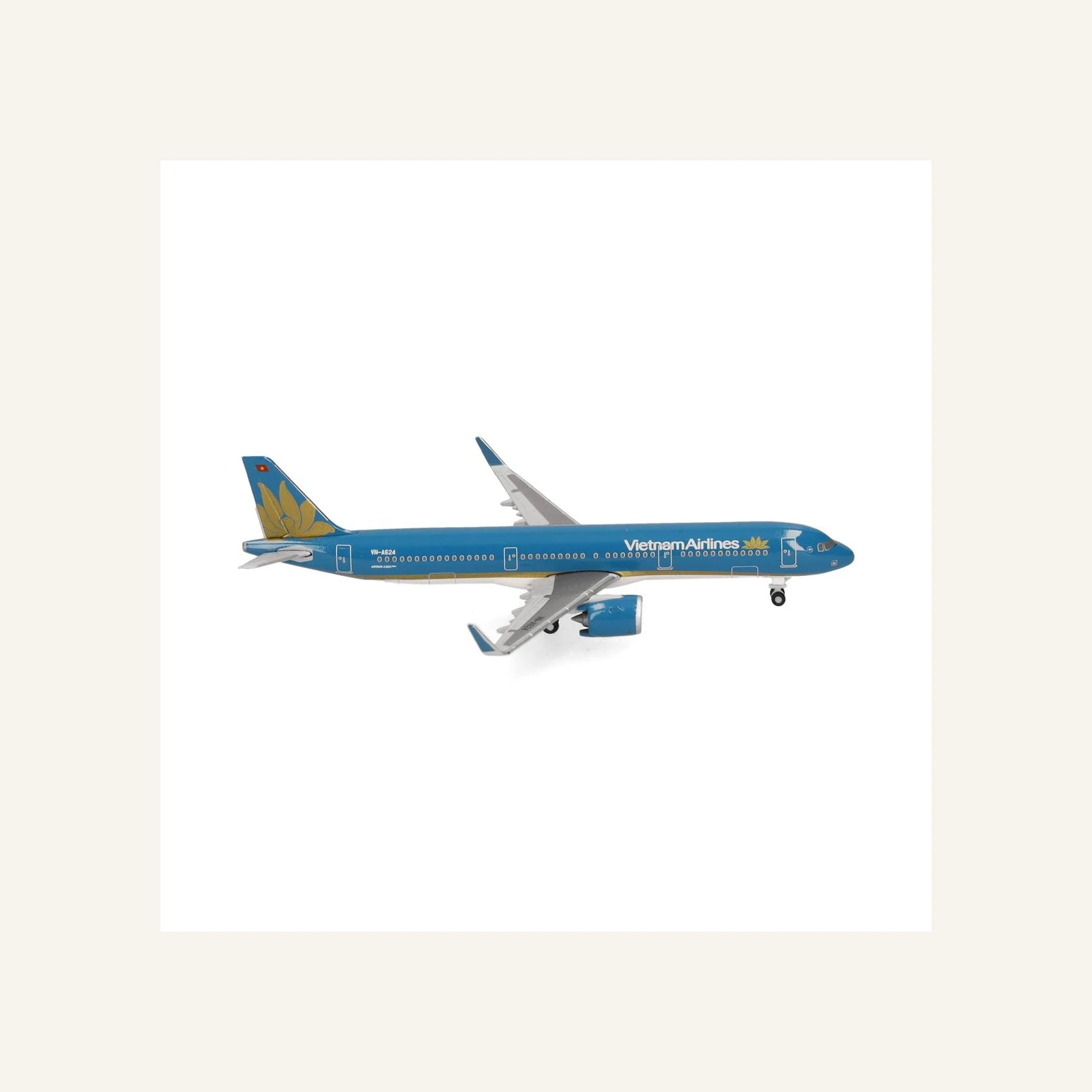 Herpa 537919 1/500 Ölçek, Vietnam Havayolları Airbus A321neo, VN-A624, Metal